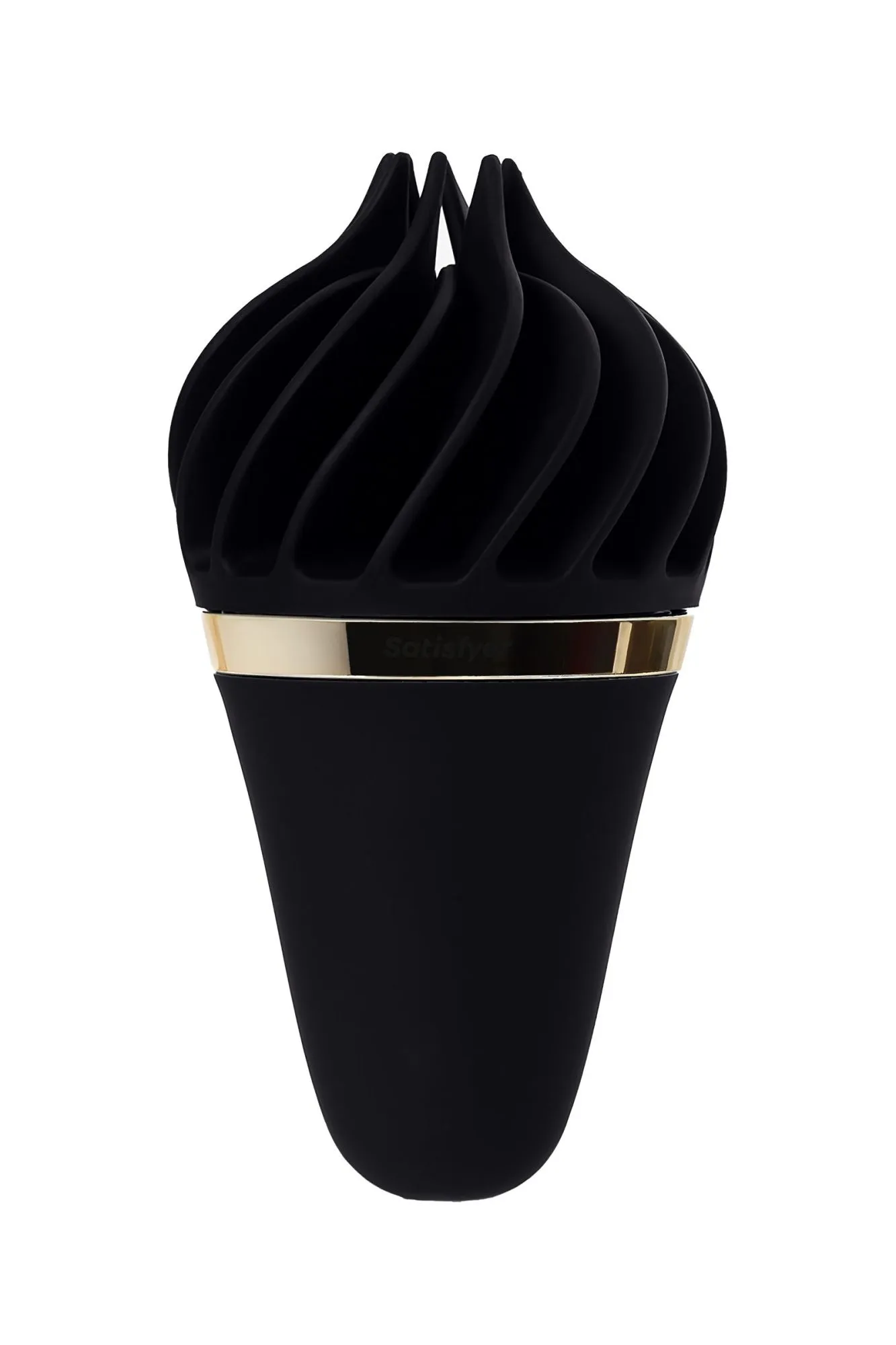 вибромассажер satisfyer layons sweet treat, силикон, черный, 10,4 см. в СПб