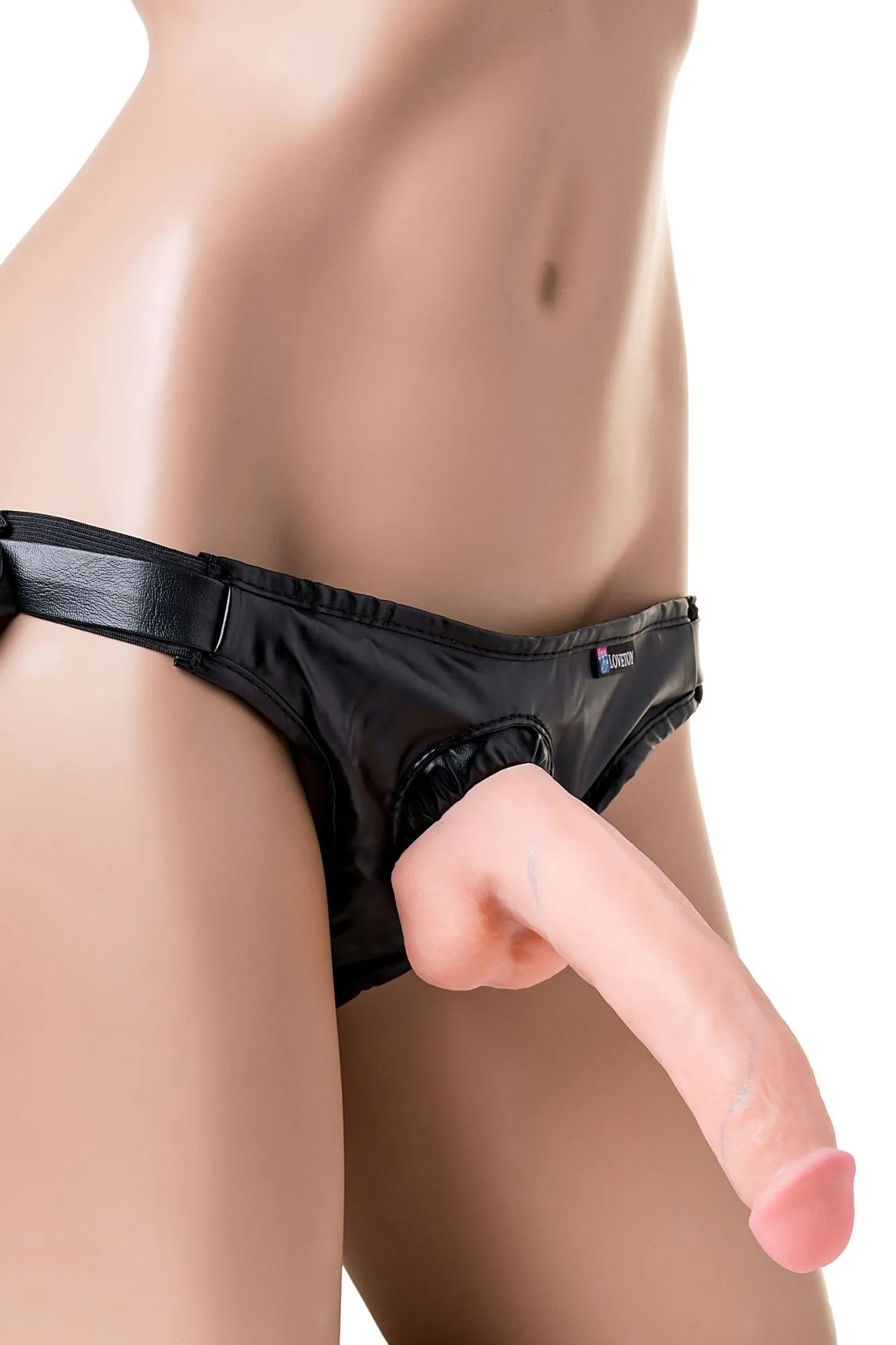 страпон на креплении lovetoy woman - cuba с 2 насадками, neoskin, телесный в СПб