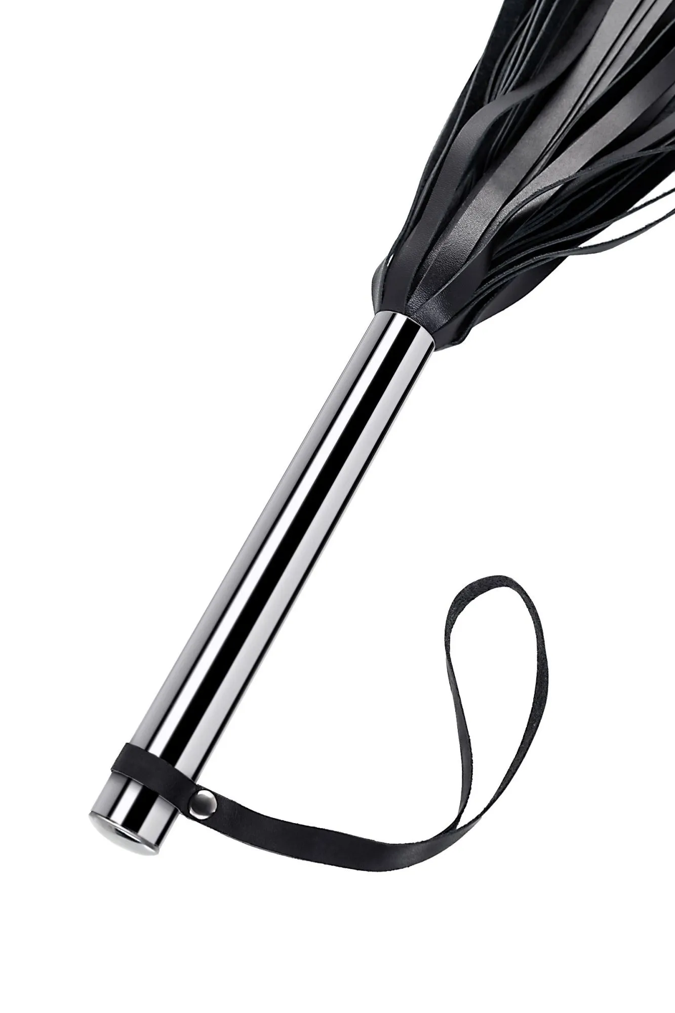 плеть большая pecado bdsm, металлическая рукоять, чёрные хлысты, натуральная кожа в СПб