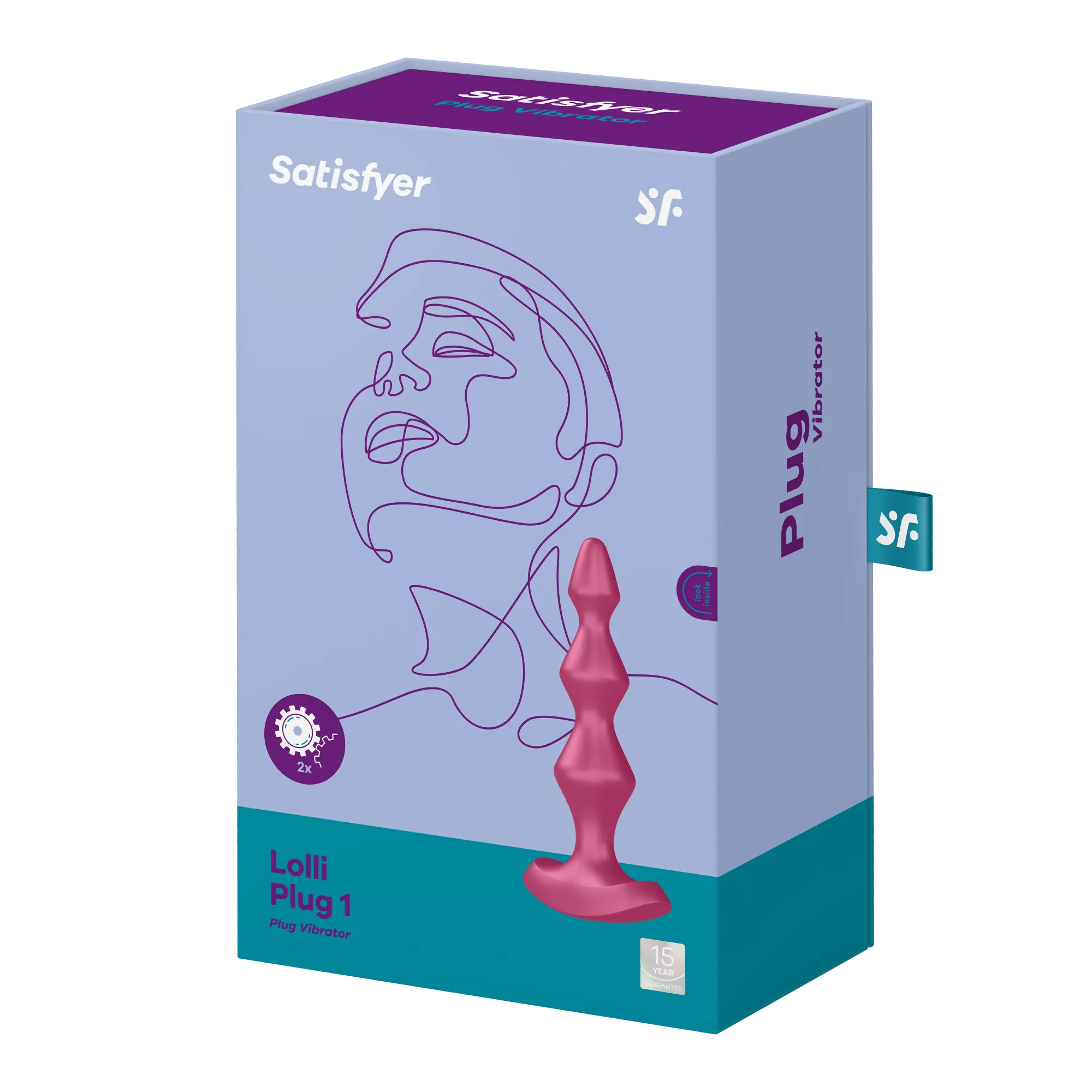 анальная пробка с вибрацией lolli-plug 1 berry 003207sa в СПб