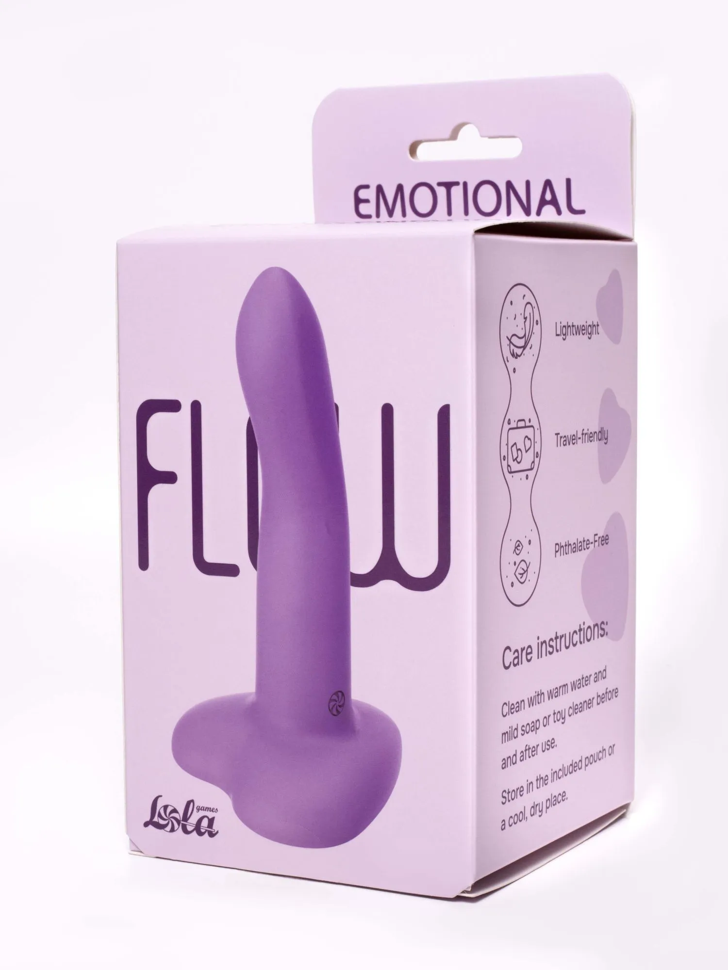 нереалистичный дилдо emotional purple 2045-01lola в СПб