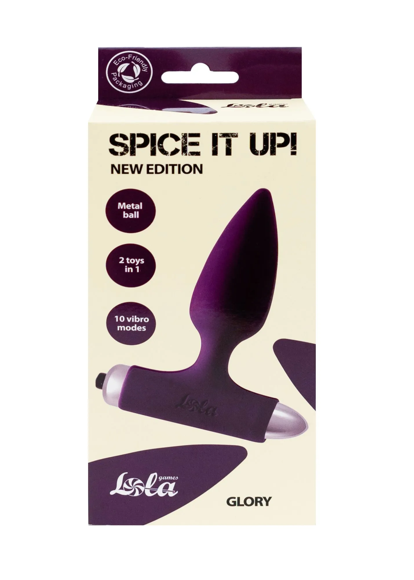анальная пробка с вибрацией spice it up new edition glory ultraviolet 8015-04lola в СПб