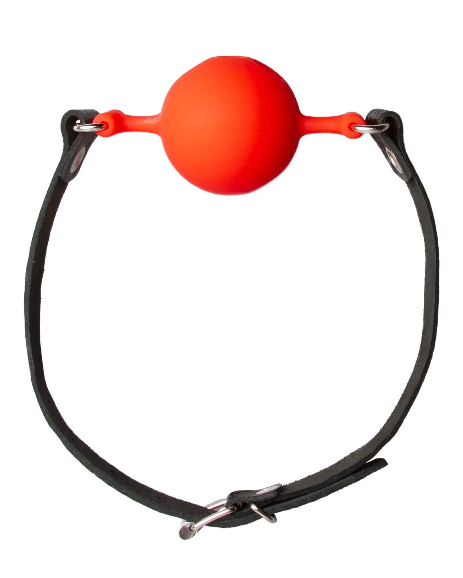 кляп силиконовый c красным шариком с перфорацией в СПб