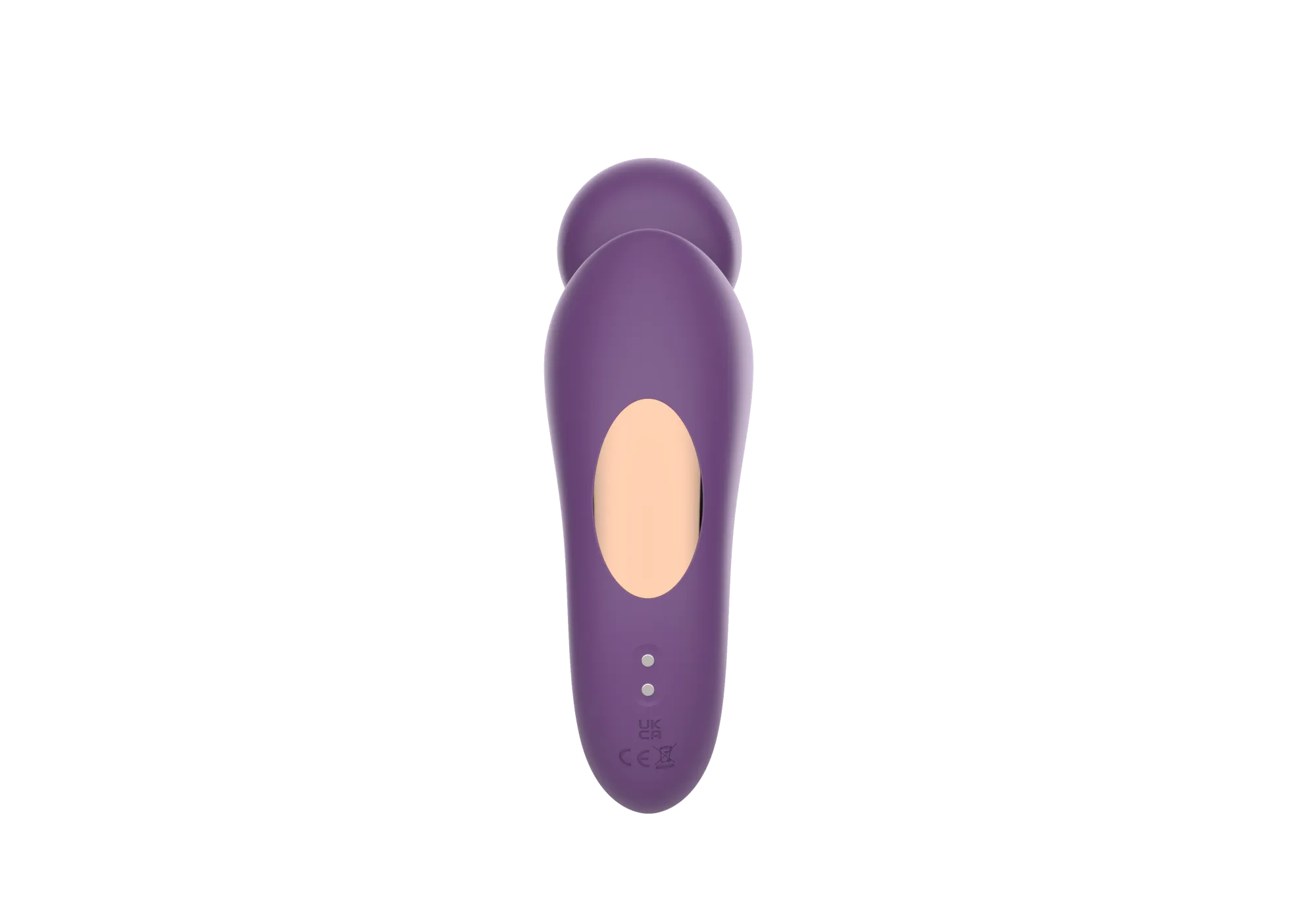 вибратор- вонд с изогнутым корпусом secwell sw24125-purple в СПб