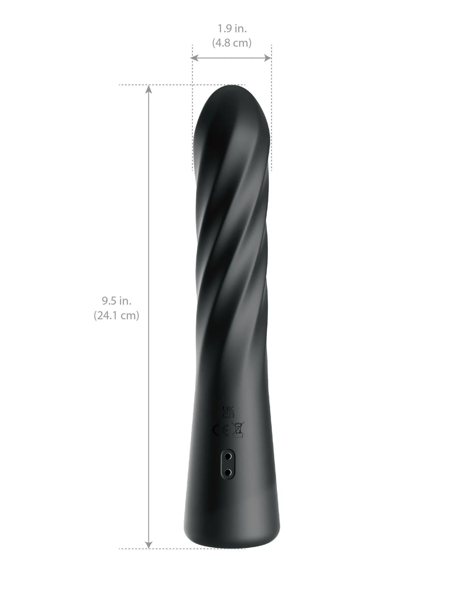 анальный вибростимулятор с вращением и фрикциями twist ecstasy 480023pd в СПб