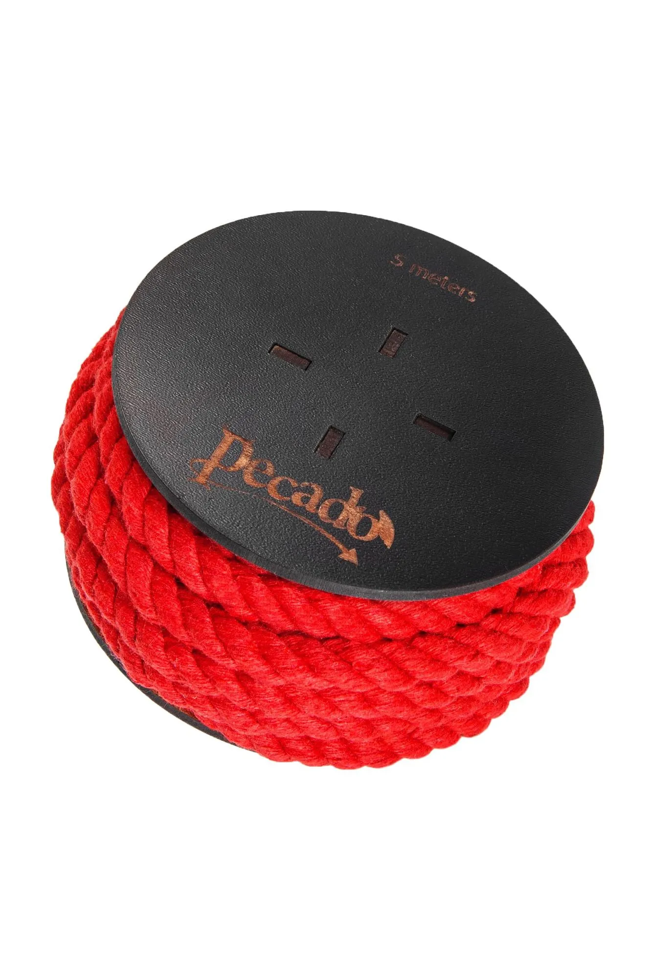 веревка для шибари pecado bdsm, на катушке, хлопок, красная, 5 м в СПб