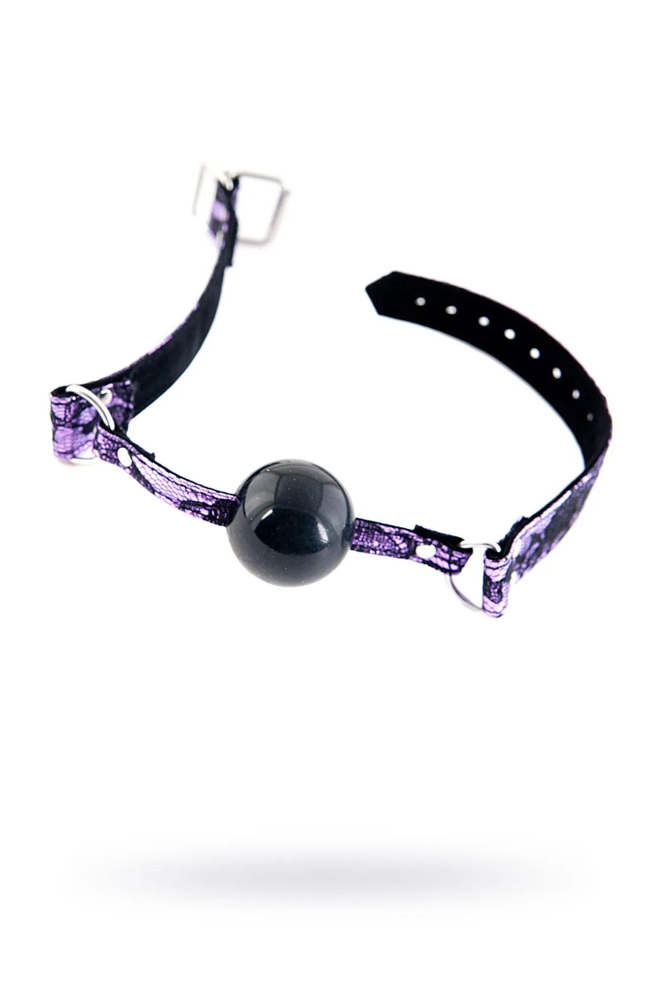 кляп toyfa marcus на кружевном ремешке, силикон, розовый, 62 см в СПб