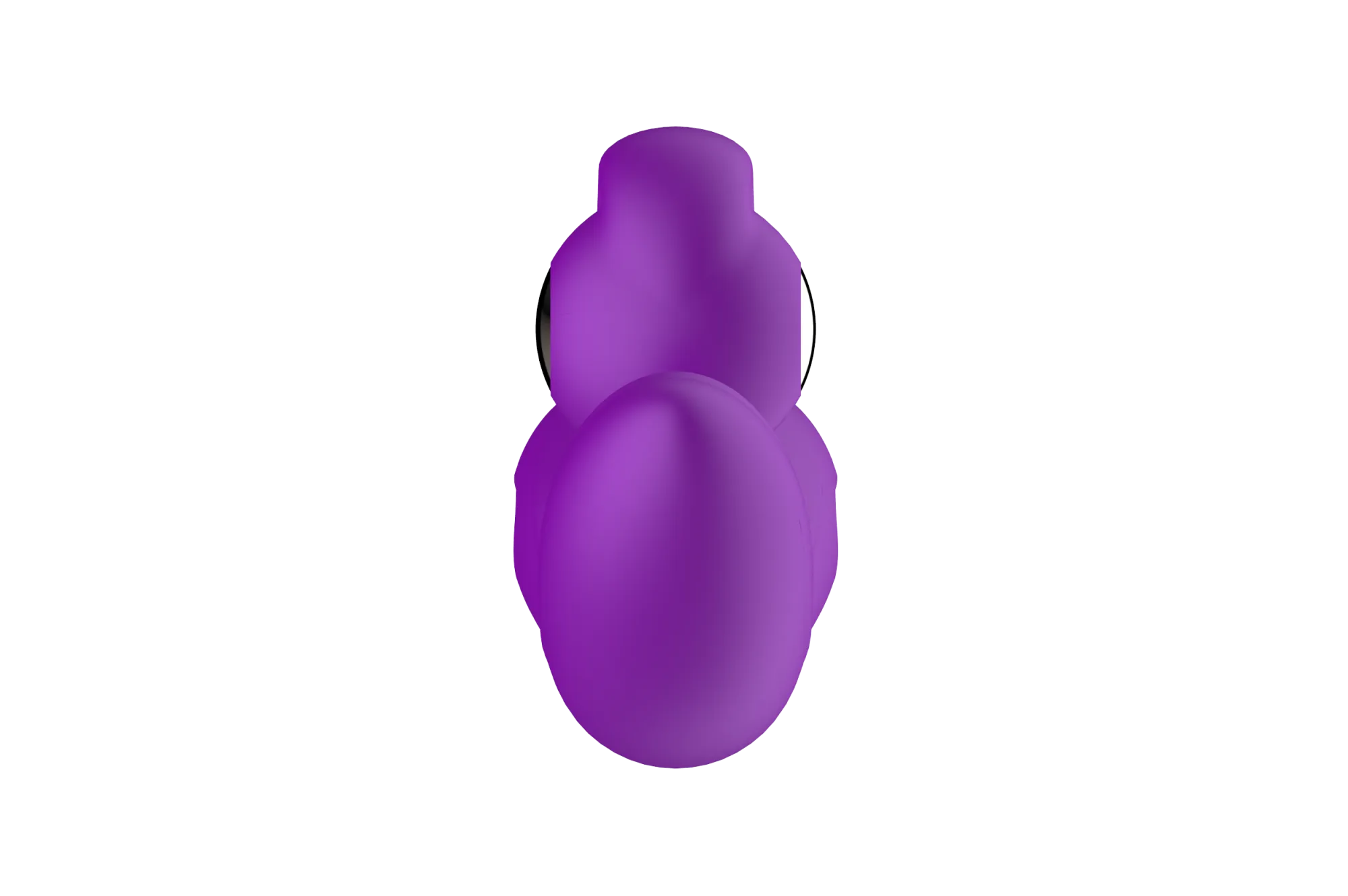 силиконовый вибратор-кролик с функцией вращения sw3052-purple в СПб