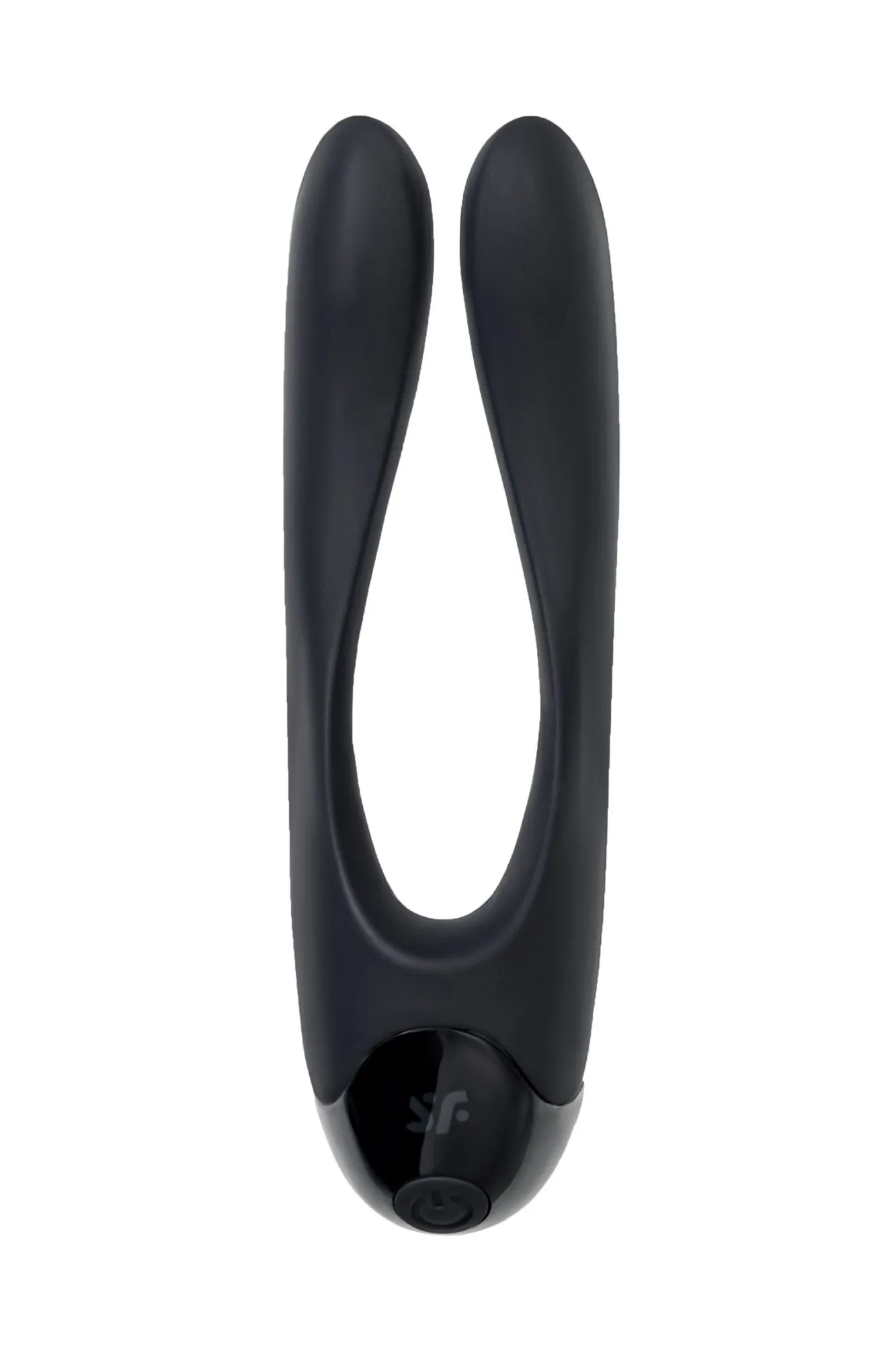 многофункциональный стимулятор для пар satisfyer partner candy cane, силикон, чёрный в СПб