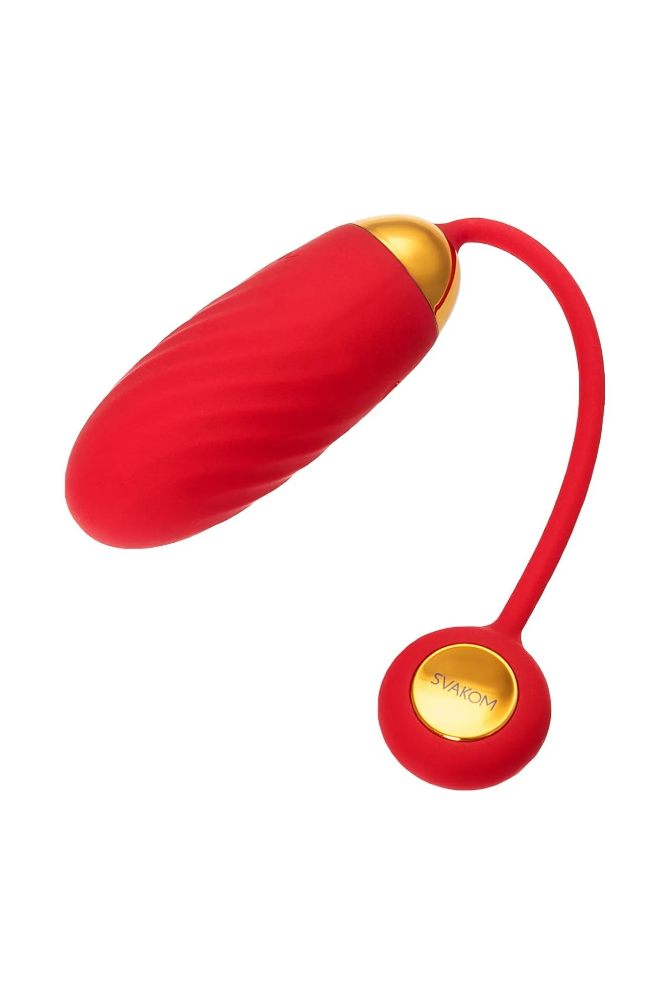 виброяйцо svakom ella neo на ду, с приложением, силикон, красное в СПб