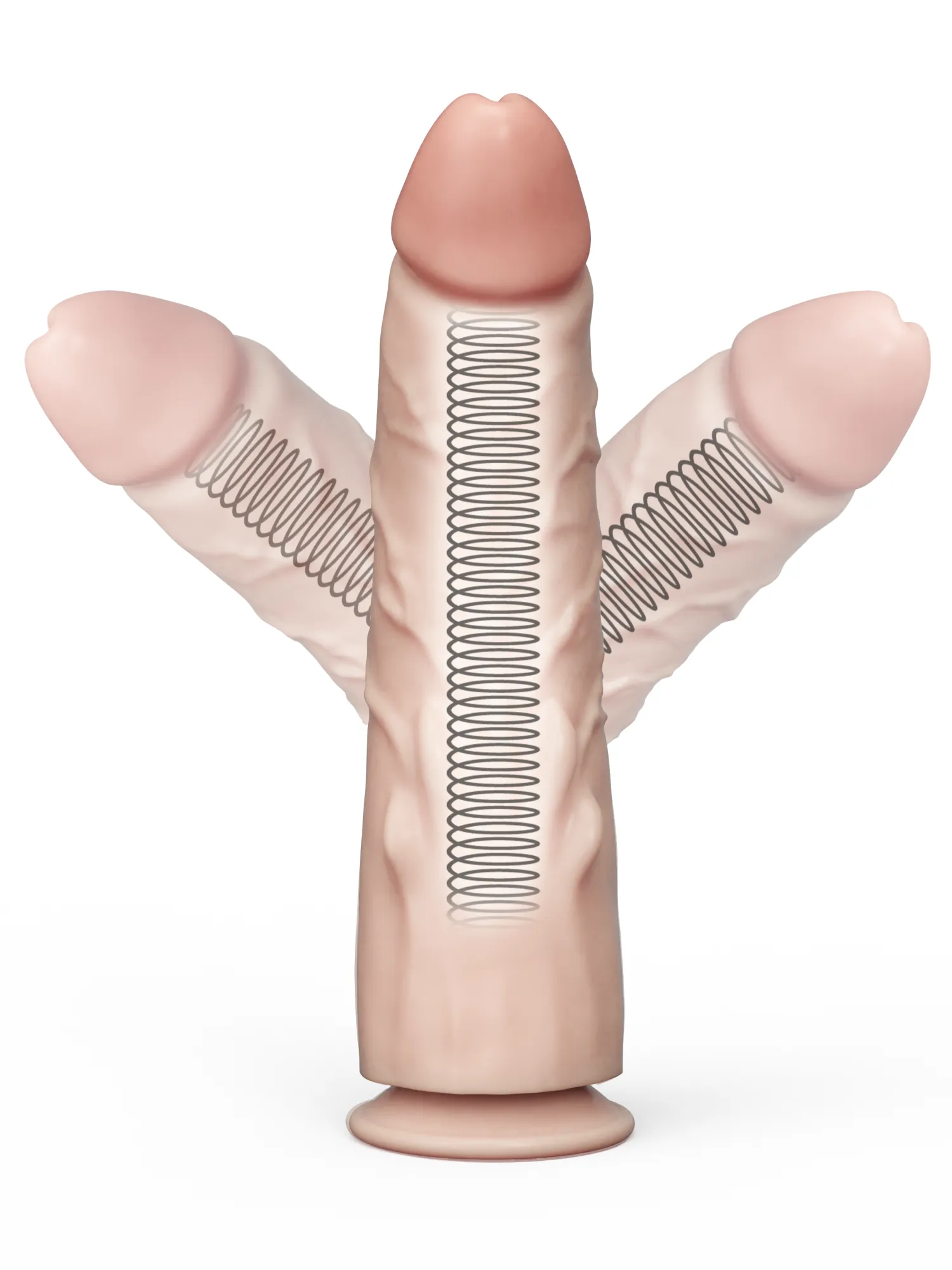 гибкий фаллоимитатор lovetoy с подвижной кожей в ламинате 883200ru в СПб