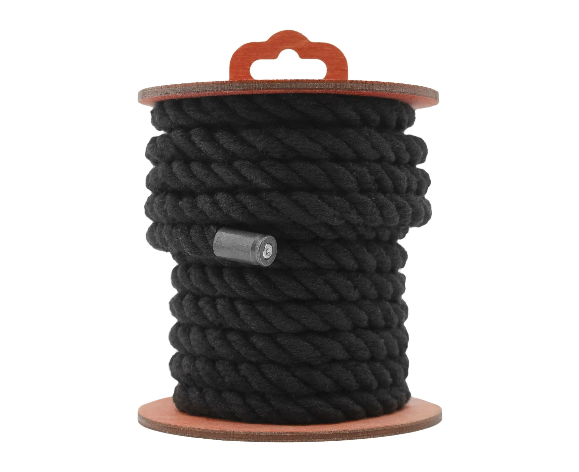 хлопковая веревка для шибари pinkrabbit черная, 5 м в СПб