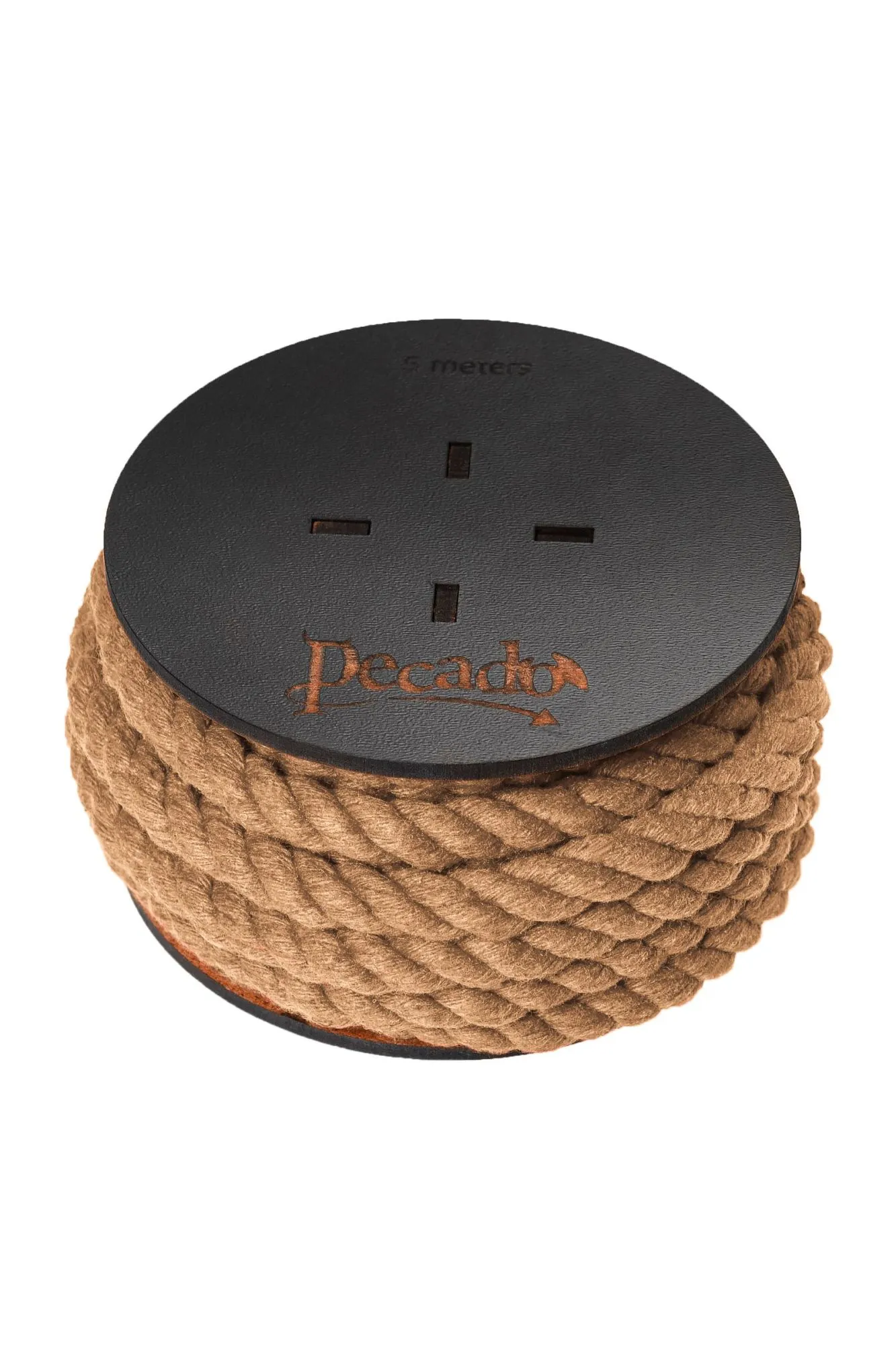 веревка для шибари pecado bdsm, на катушке, джут, бежевая, 5 м в СПб