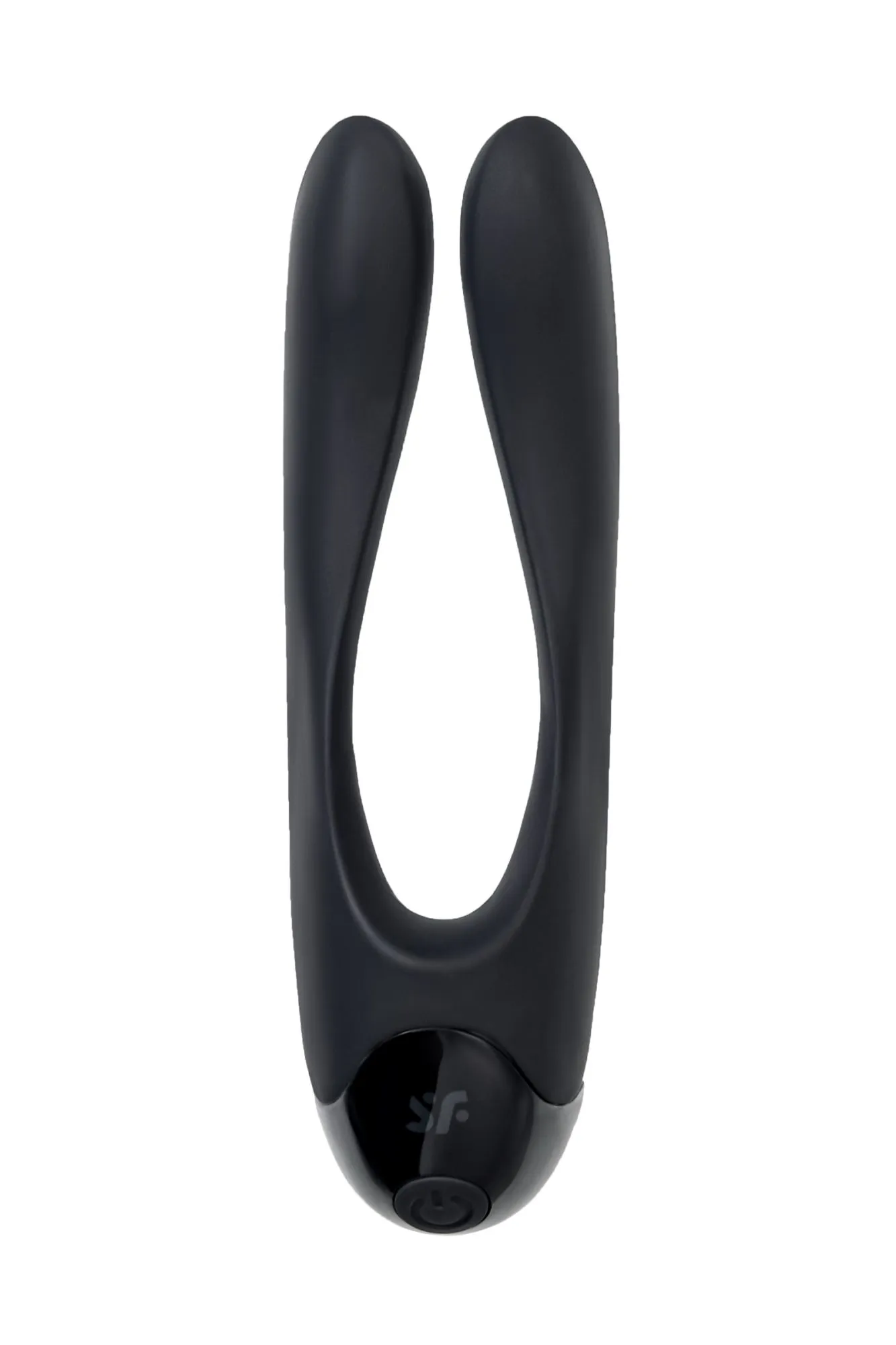 многофункциональный стимулятор для пар satisfyer partner candy cane, силикон, чёрный в СПб