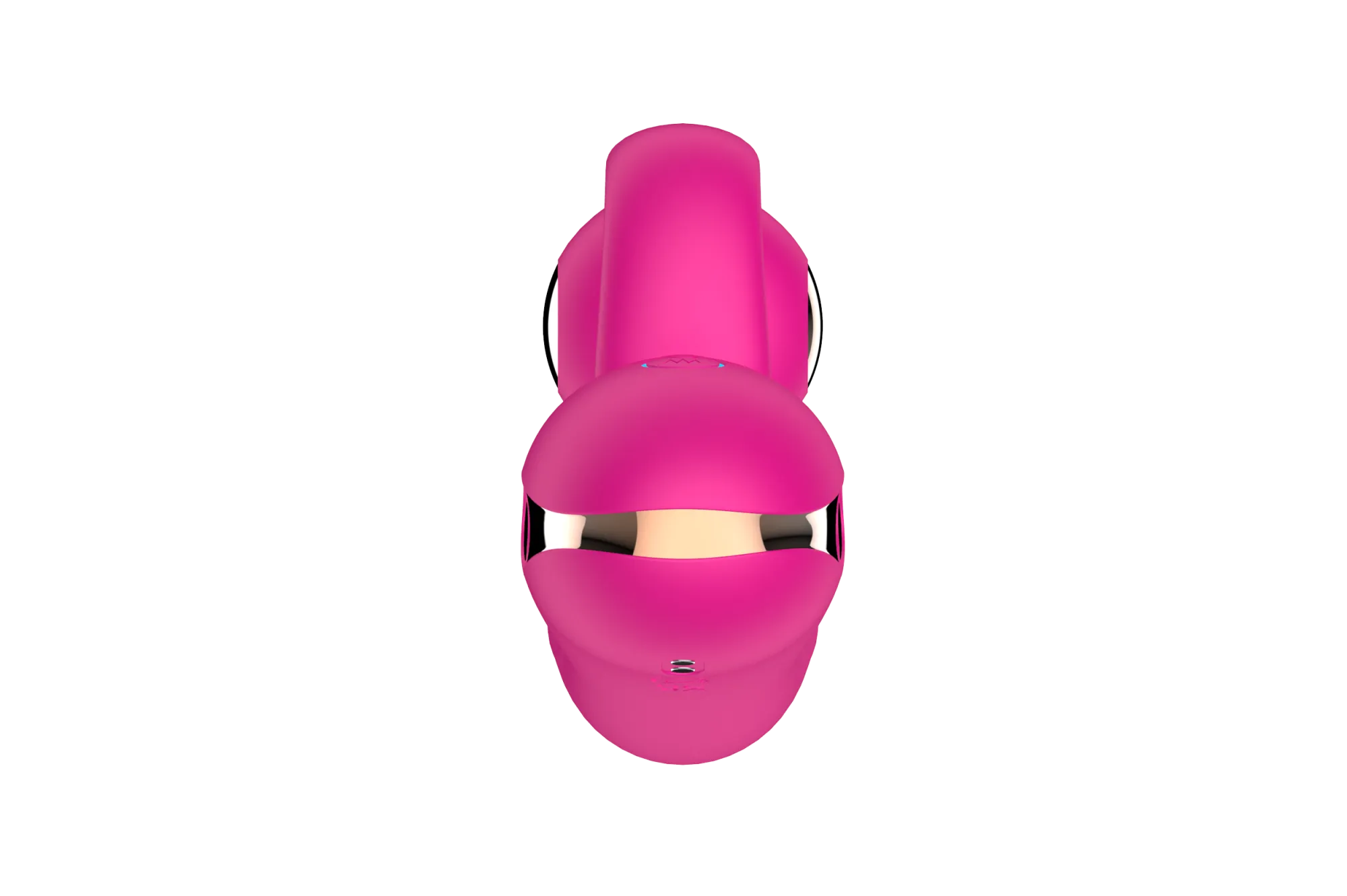 силиконовый вибратор-кролик с функцией вращения sw3052-hot-pink в СПб