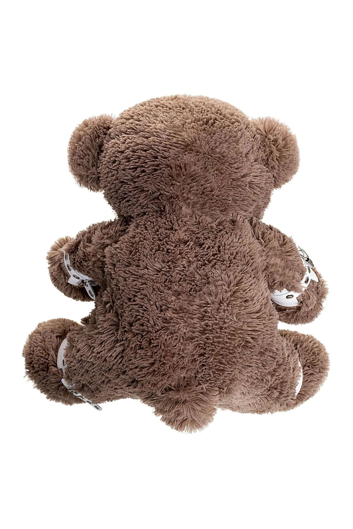 бондажный набор pecado bdsm, «медведь бурый», оковы, наручники, натуральная кожа, белый в СПб