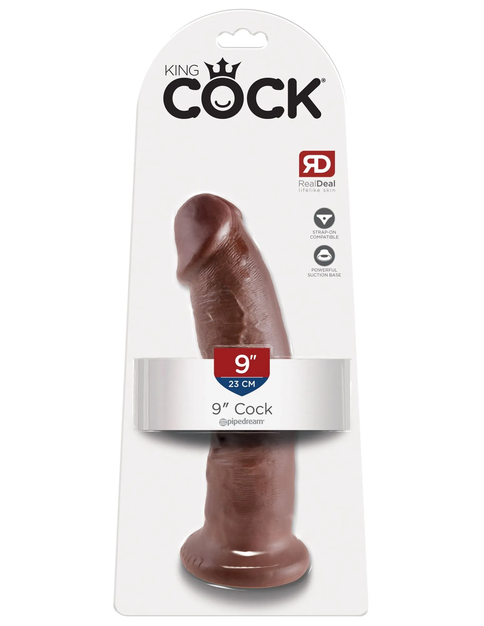 фаллоимитатор king cock 9" cock - brown pipedream 550429pd в СПб