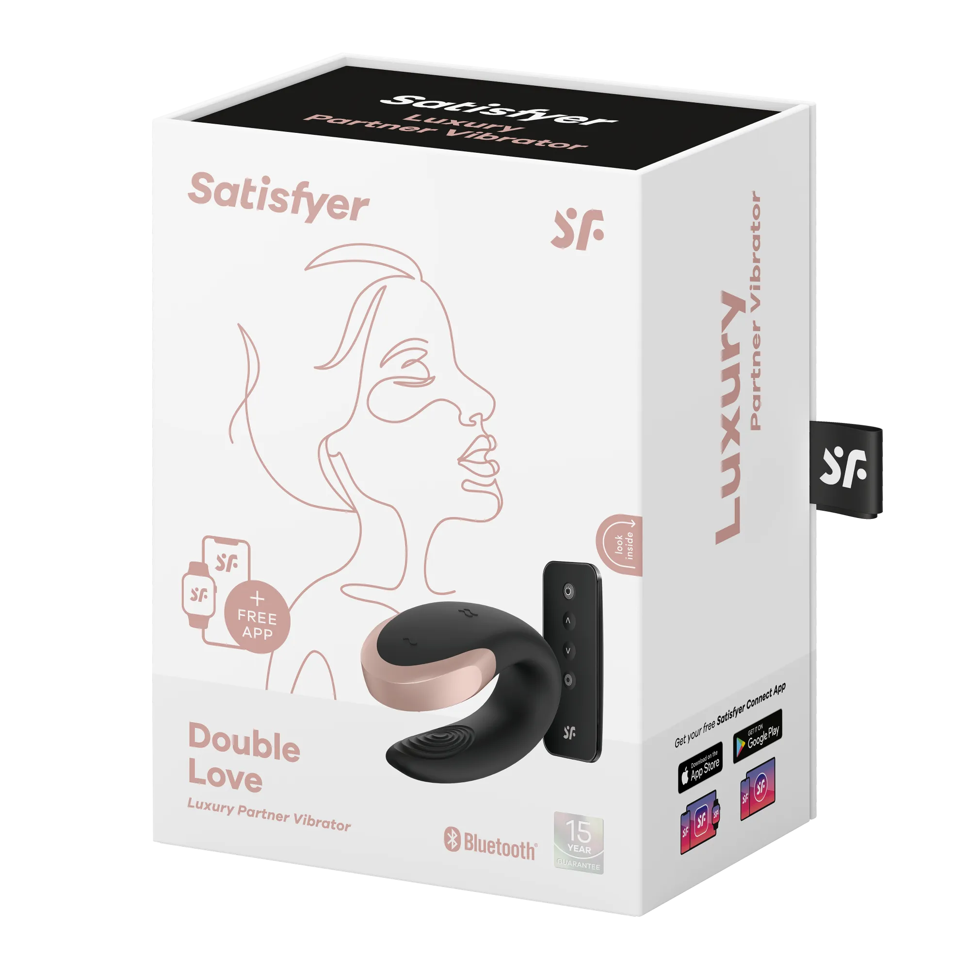 виброcтимулятор satisfyer double love connect app black 001722sa в СПб