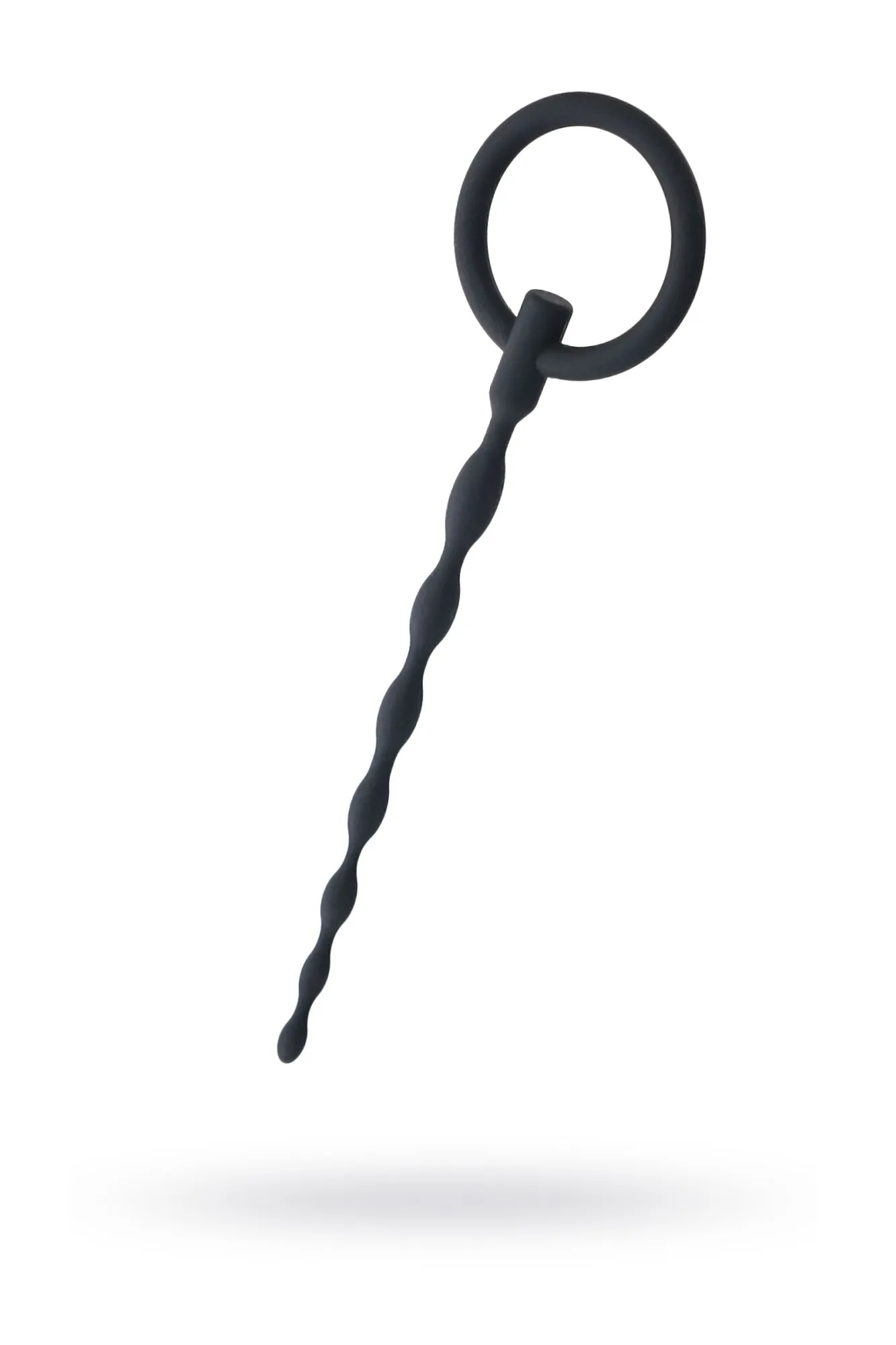 уретральный плаг black & red by toyfa, силикон, чёрный, 16 см в СПб