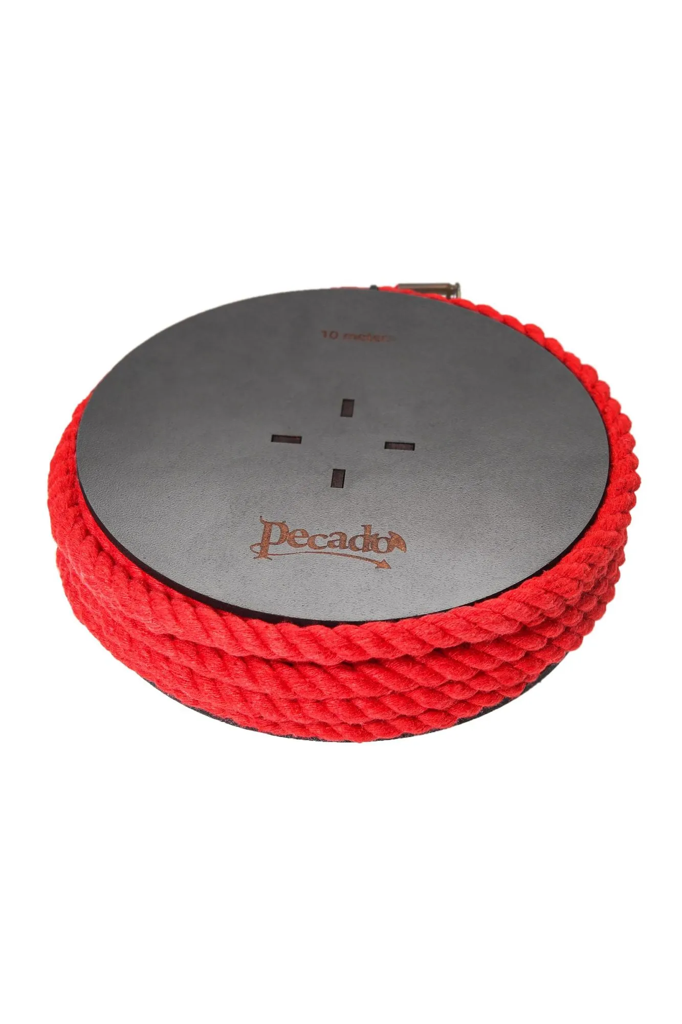 веревка для шибари pecado bdsm, на катушке, хлопок, красная, 10 м в СПб