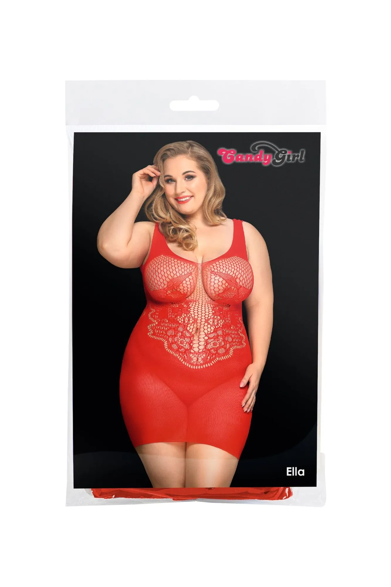 Эротическое платье candy girl ella красное, 2xl в СПб