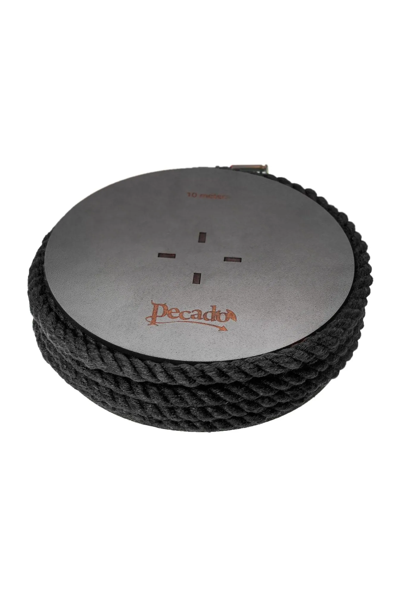 веревка для шибари pecado bdsm, на катушке, хлопок, черная, 10 м в СПб