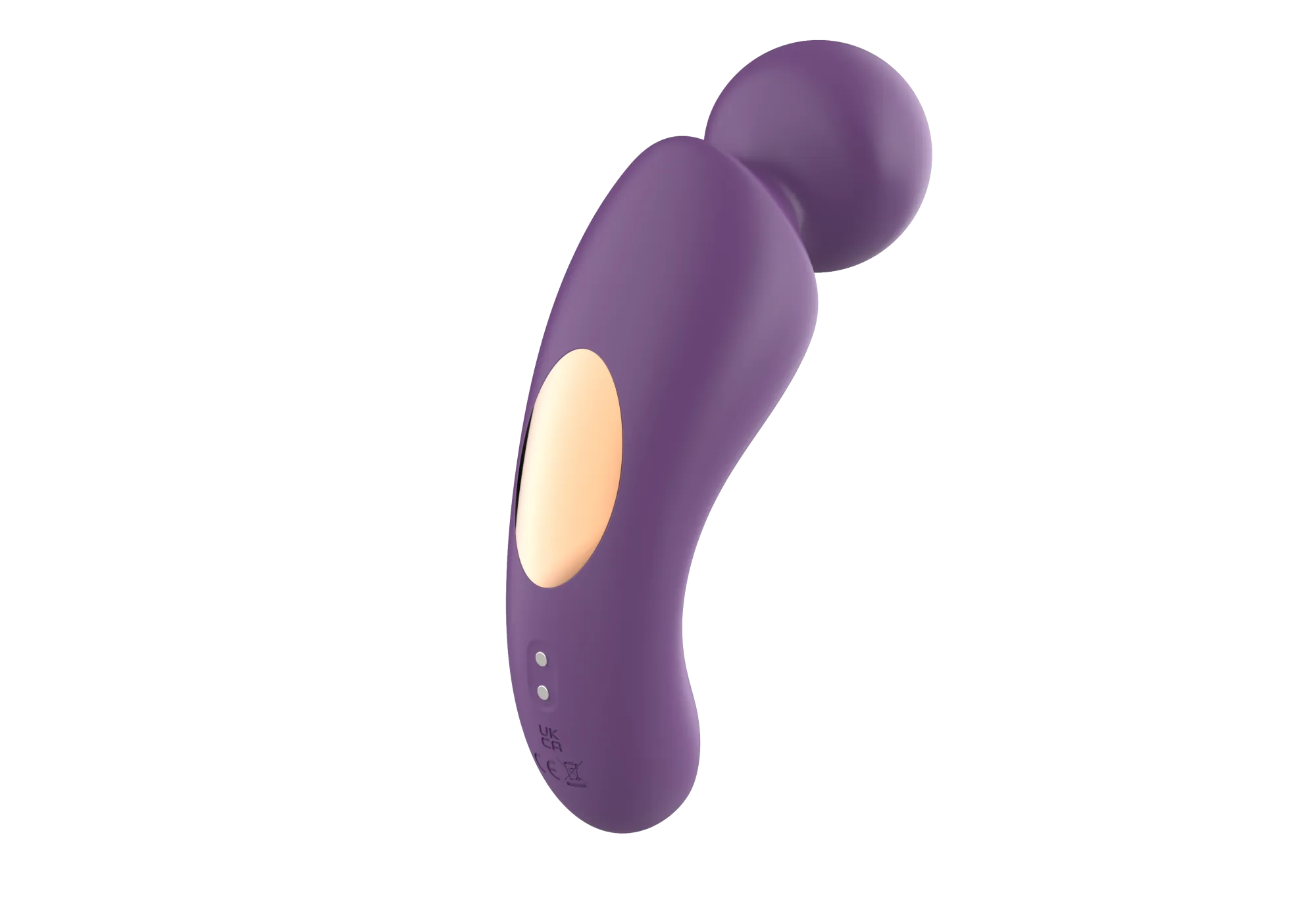 вибратор- вонд с изогнутым корпусом secwell sw24125-purple в СПб