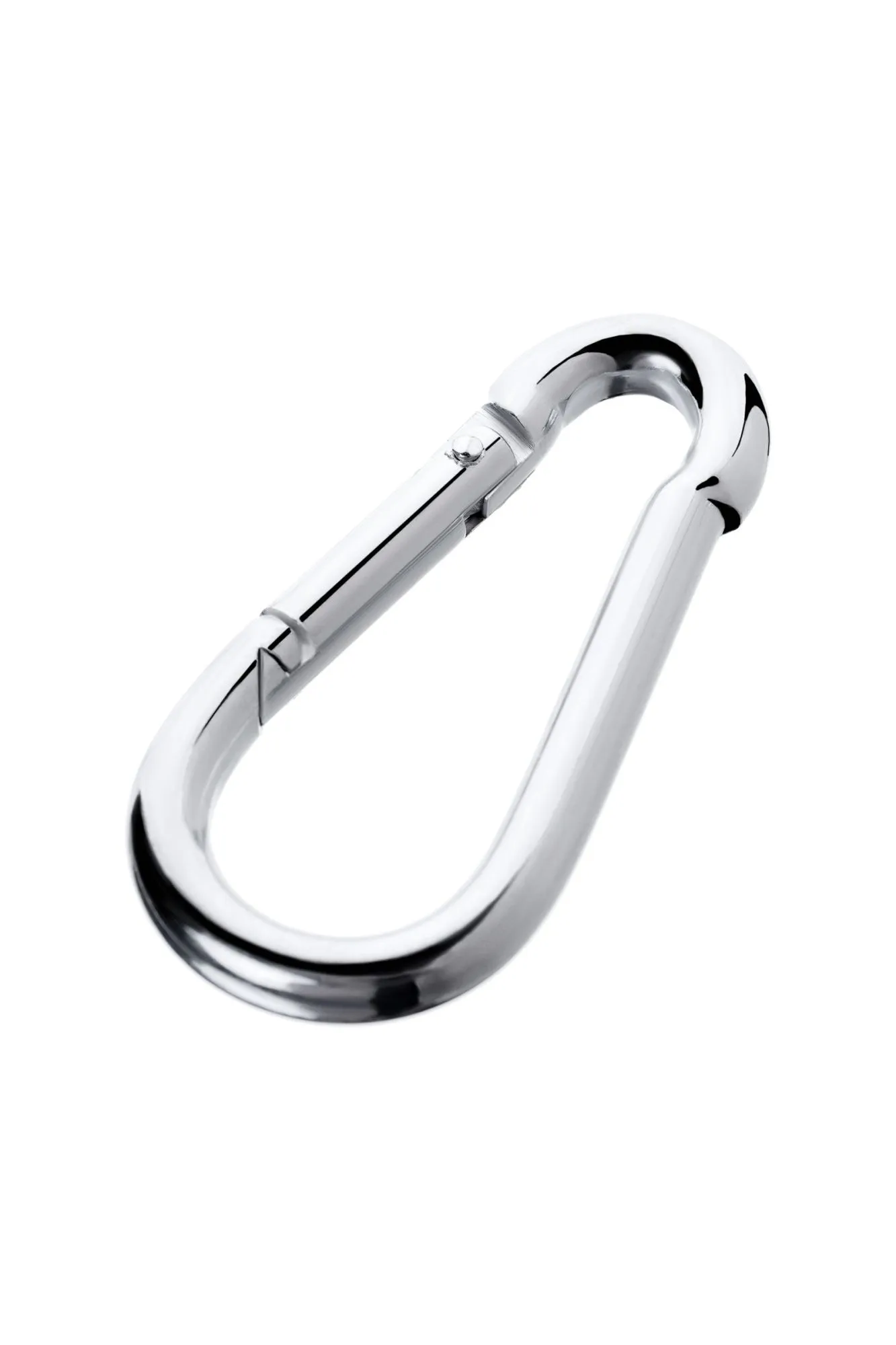 карабин toyfa metal, металл, серебряный, 8 см в СПб