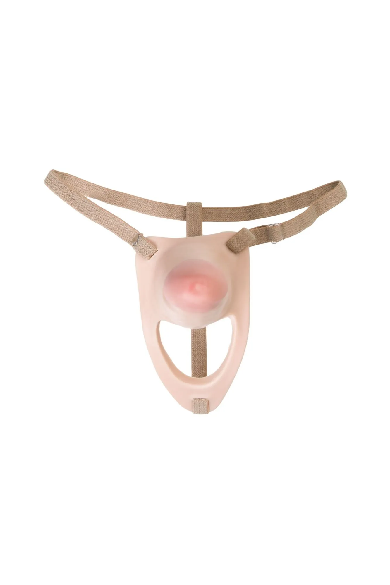 фаллопротез lovetoy поясной, телесный, 18 см в СПб