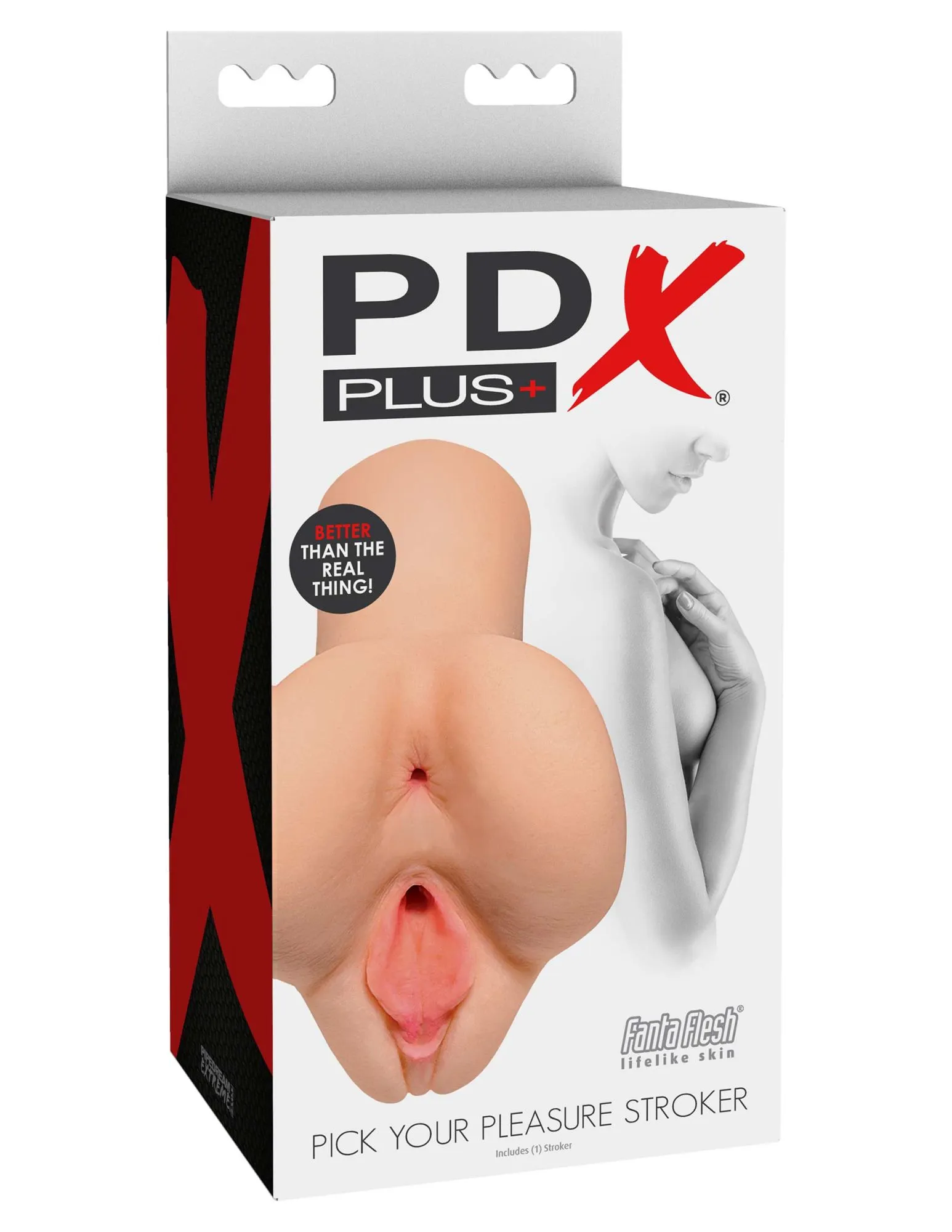 мастурбатор с двумя входами double stroker pipedream rd60821pd в СПб
