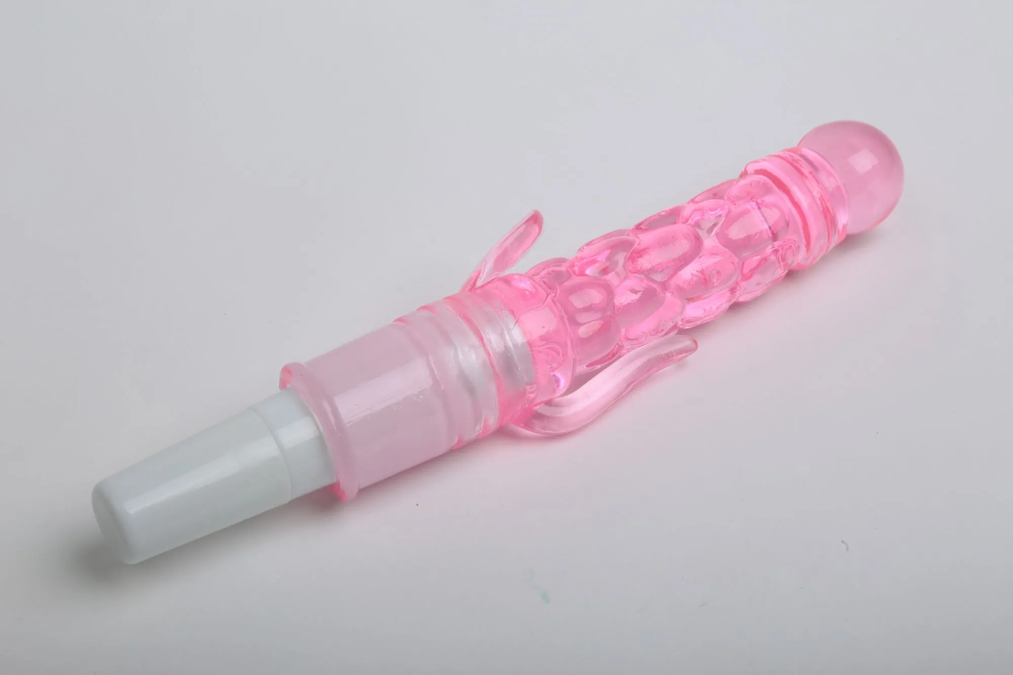 массажер розовый с двумя доп.стимуляторами 47472-mm в СПб