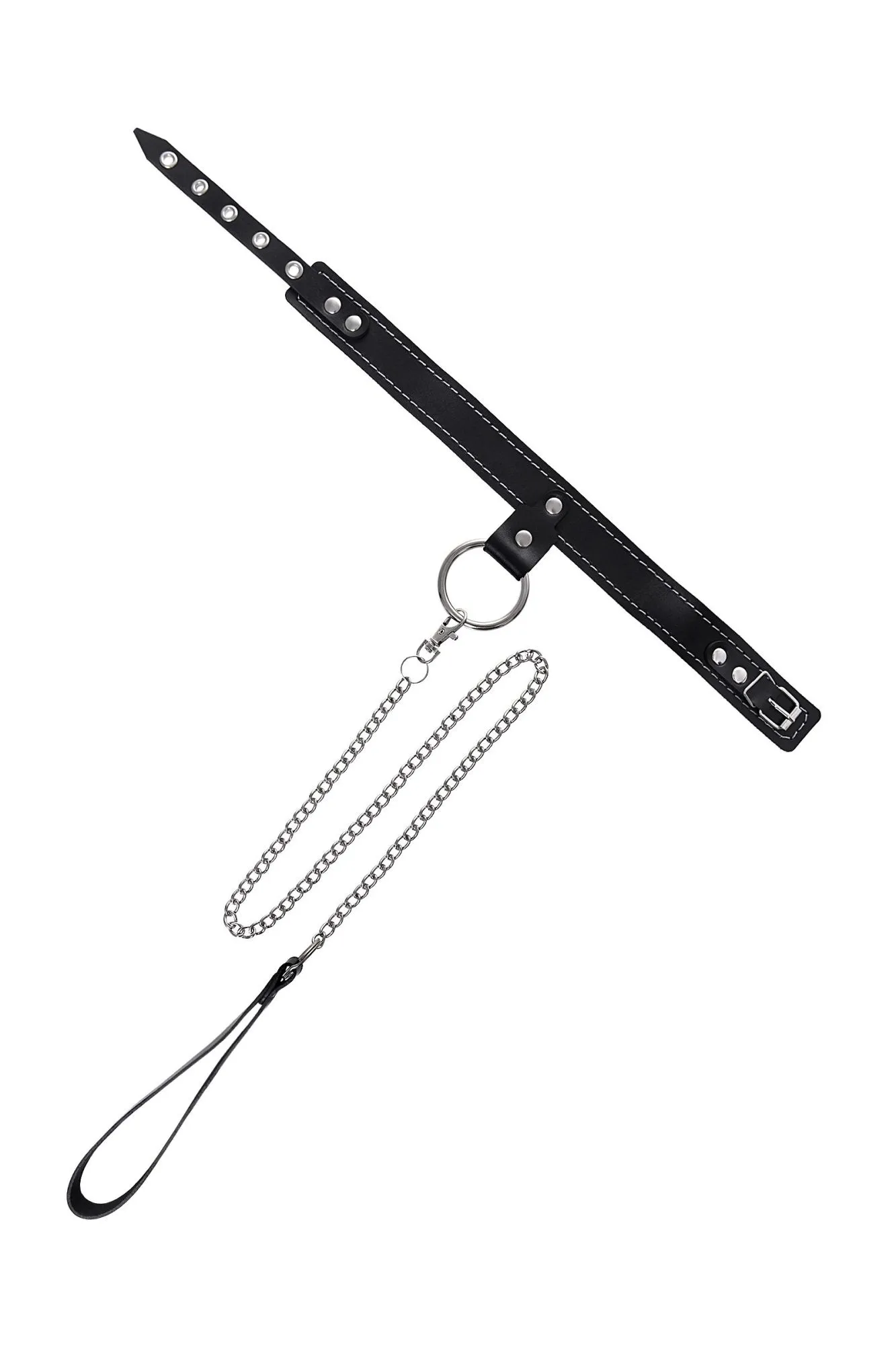 ошейник pecado bdsm, однослойный pecado bdsm, узкий, натуральная кожа, черный в СПб