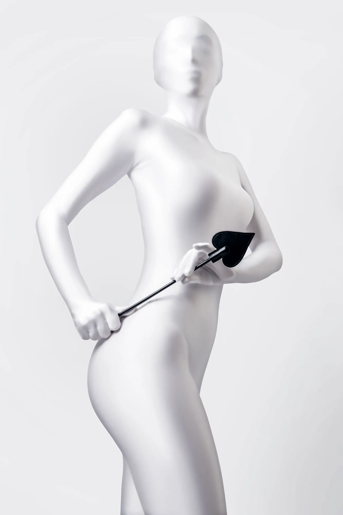 стек anonymo #0007, pu кожа, черный, 36 см в СПб