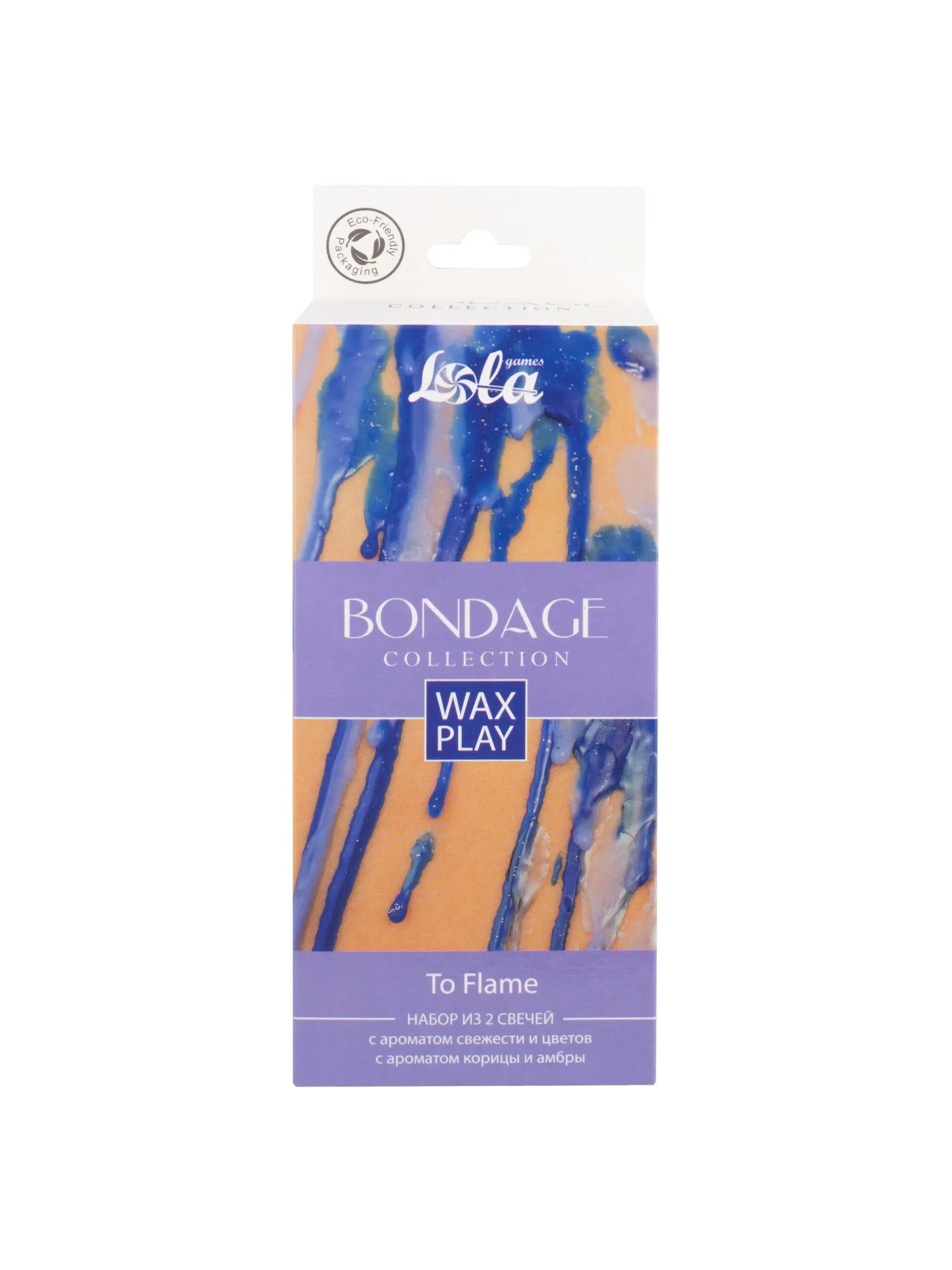 набор из 2 wax play свечей bondage to flame 1067-02lola в СПб