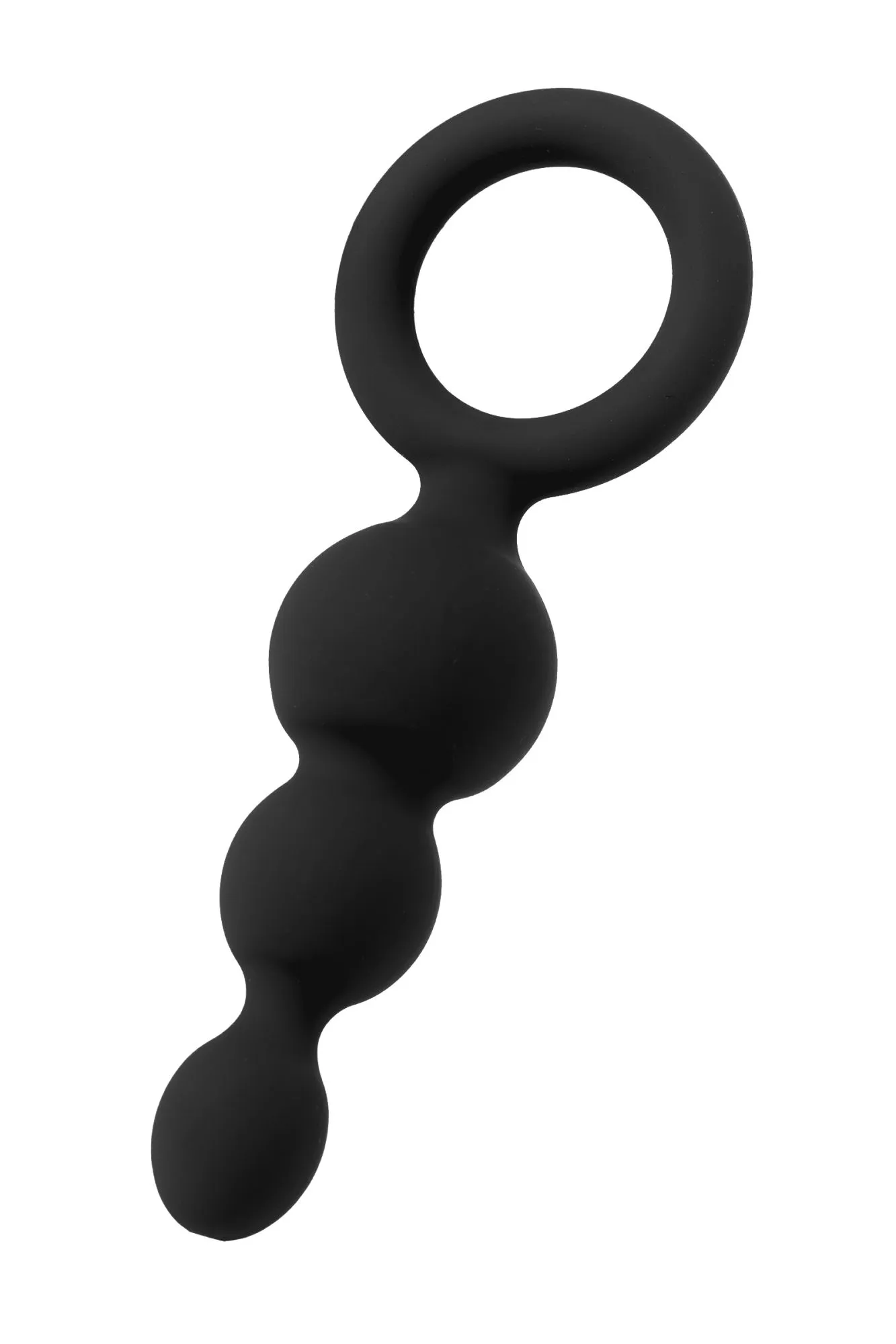 набор анальных плагов satisfyer, силикон, чёрный, 13,5 см. в СПб