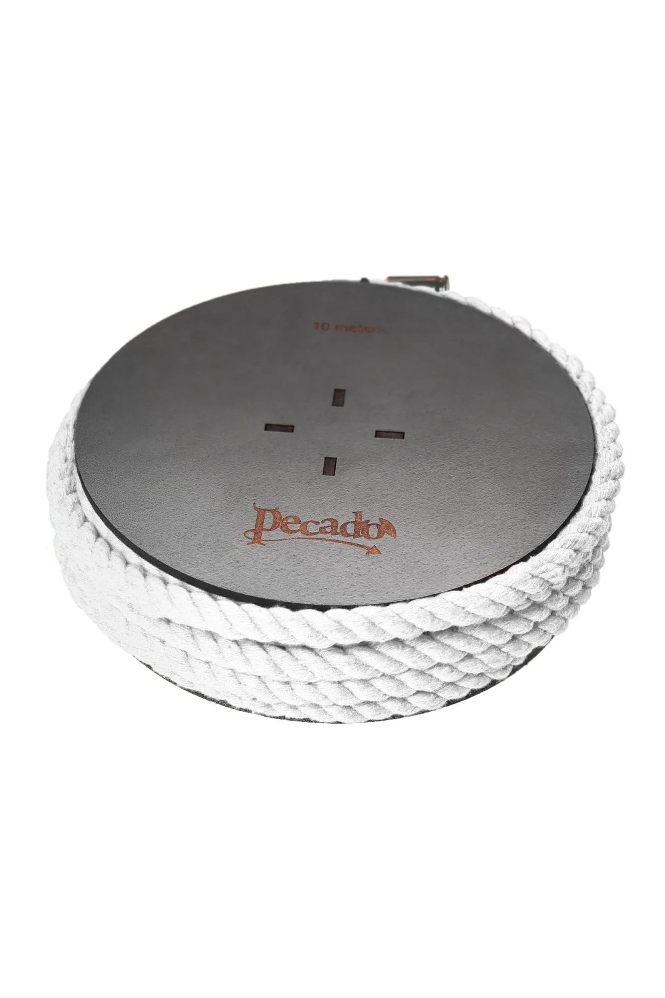 веревка для шибари pecado bdsm, на катушке, хлопок, белая, 10 м в СПб