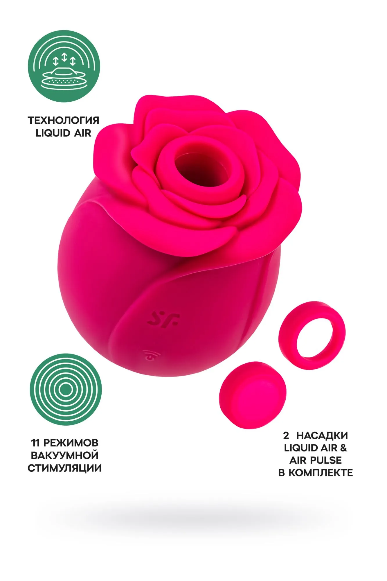 вакуум-волновой стимулятор клитора satisfyer pro 2 classic blossom, силикон, бордовый в СПб