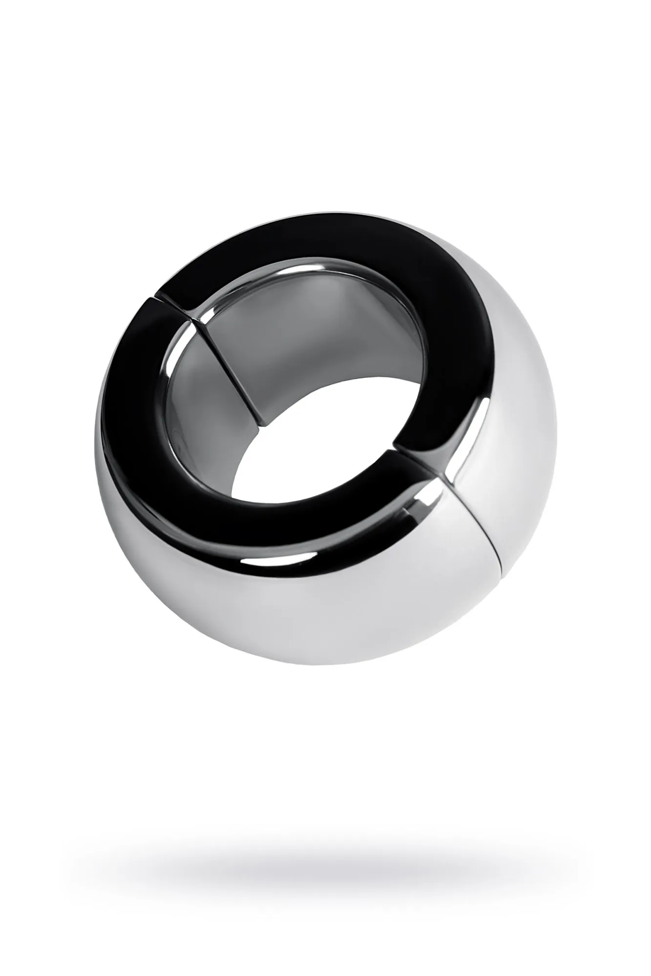 утяжелитель на мошонку metal by toyfa на магнитах, серебряный в СПб