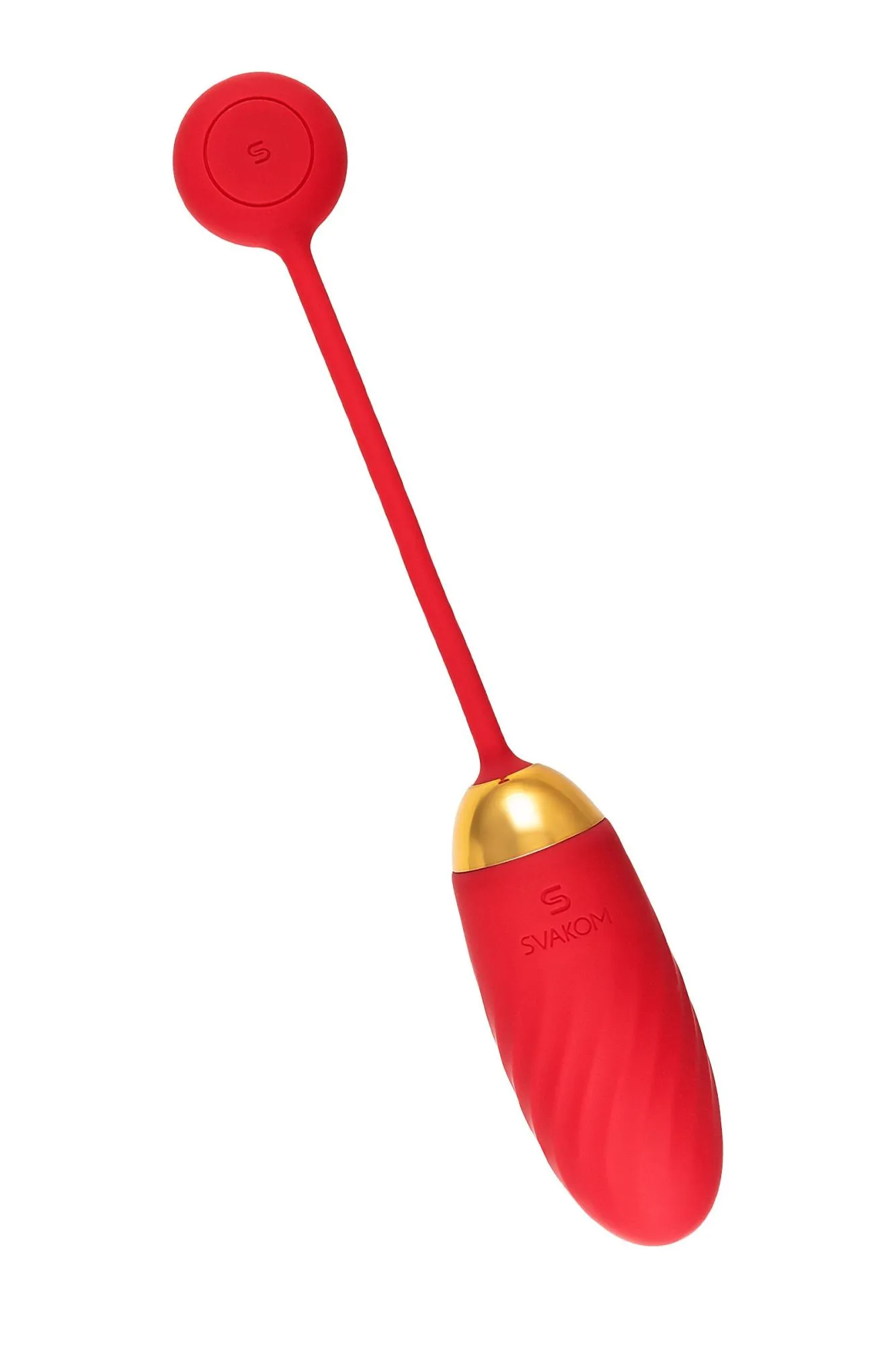 виброяйцо svakom ella neo на ду, с приложением, силикон, красное в СПб