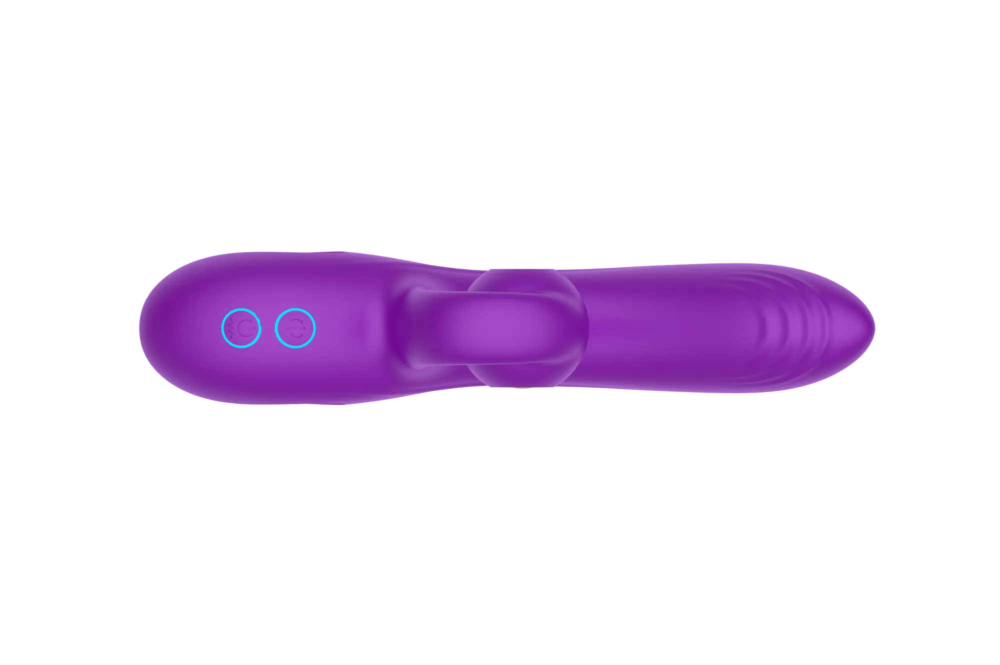 силиконовый вибратор-кролик с функцией вращения sw3052-purple в СПб