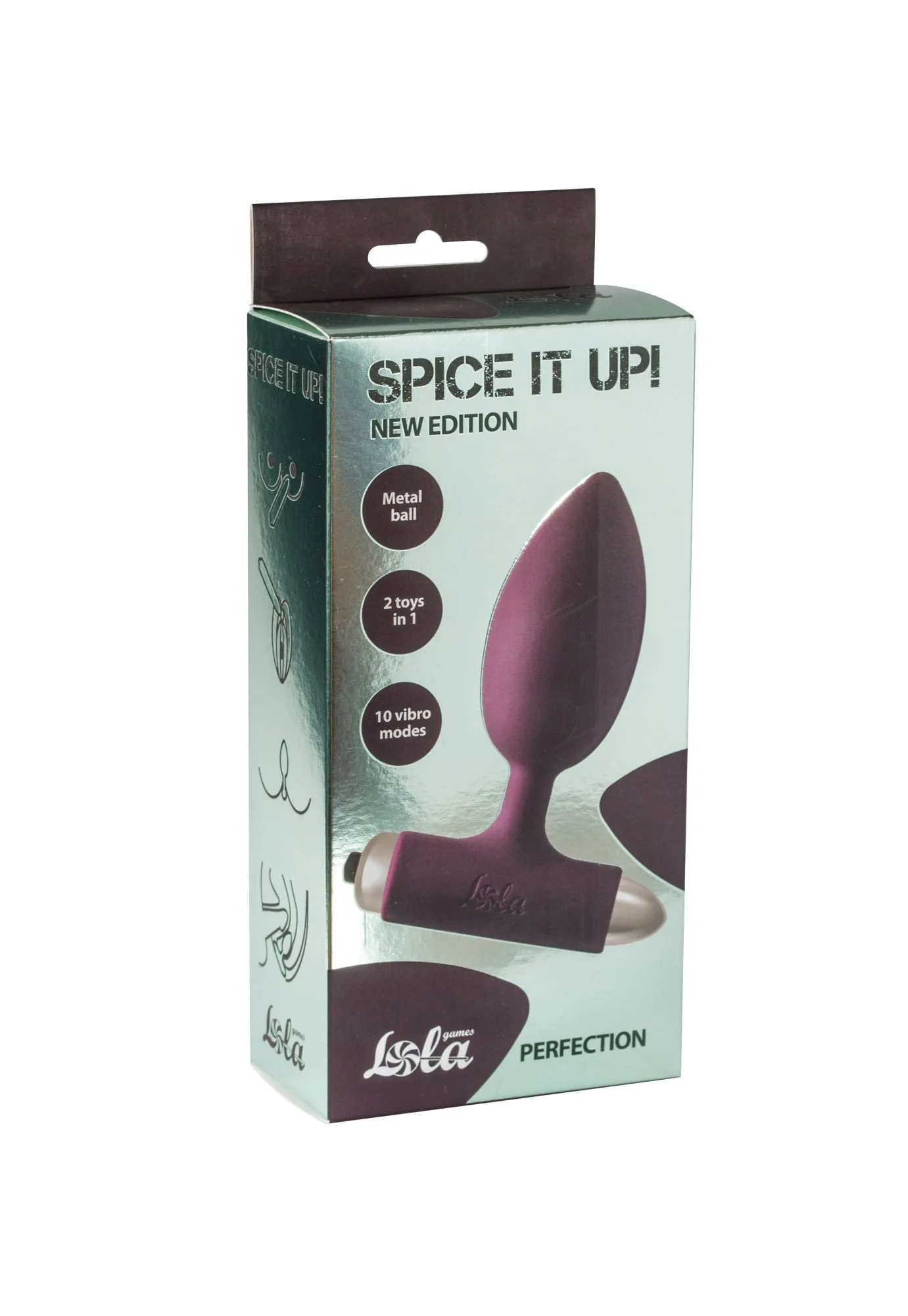 анальная пробка с вибрацией spice it up new edition perfection wine red 8014-03lola в СПб