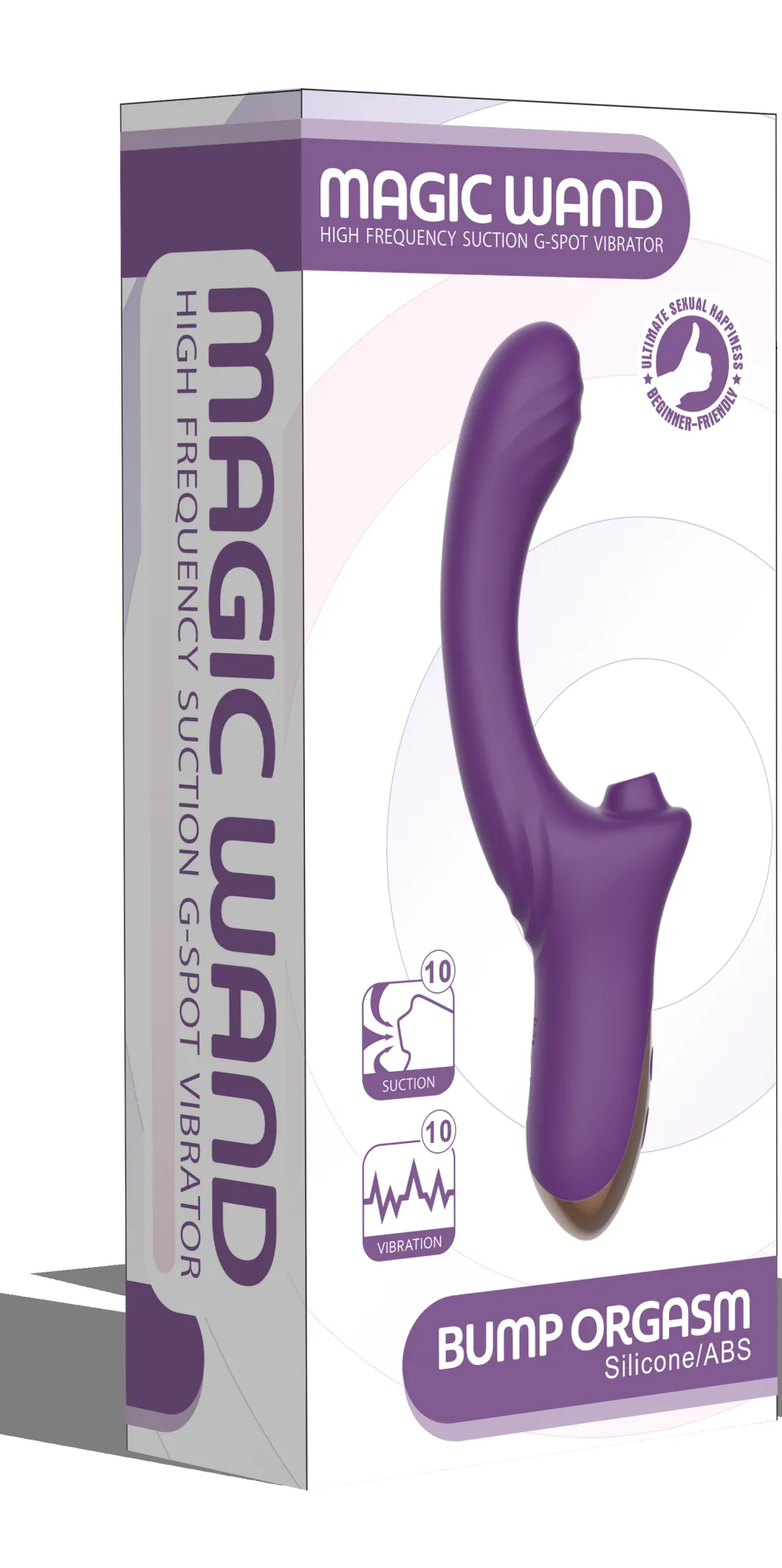 вагинально-клиторальный вибратор secwell sw3044-purple в СПб