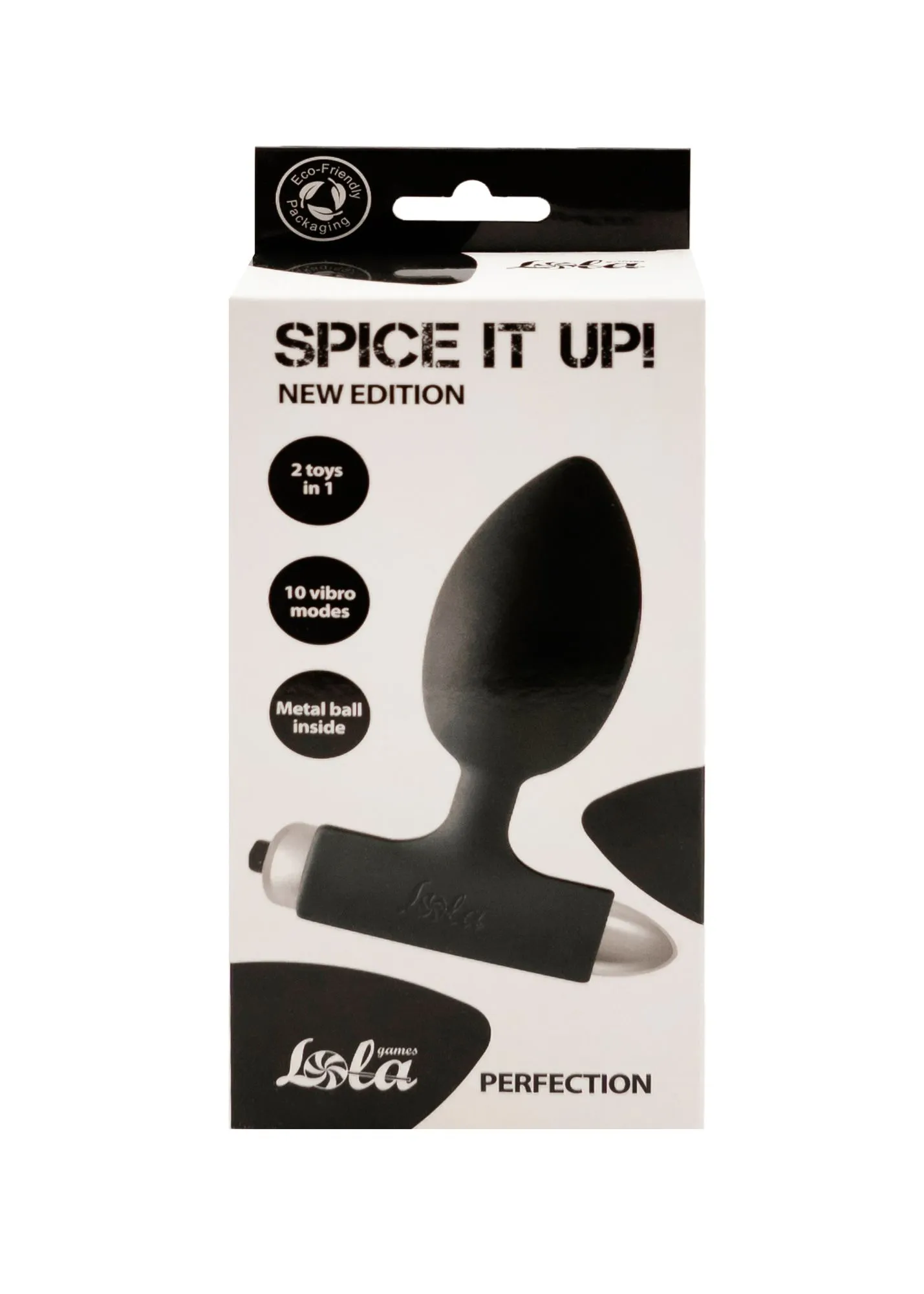 анальная пробка с вибрацией spice it up new edition perfection black 8014-01lola в СПб