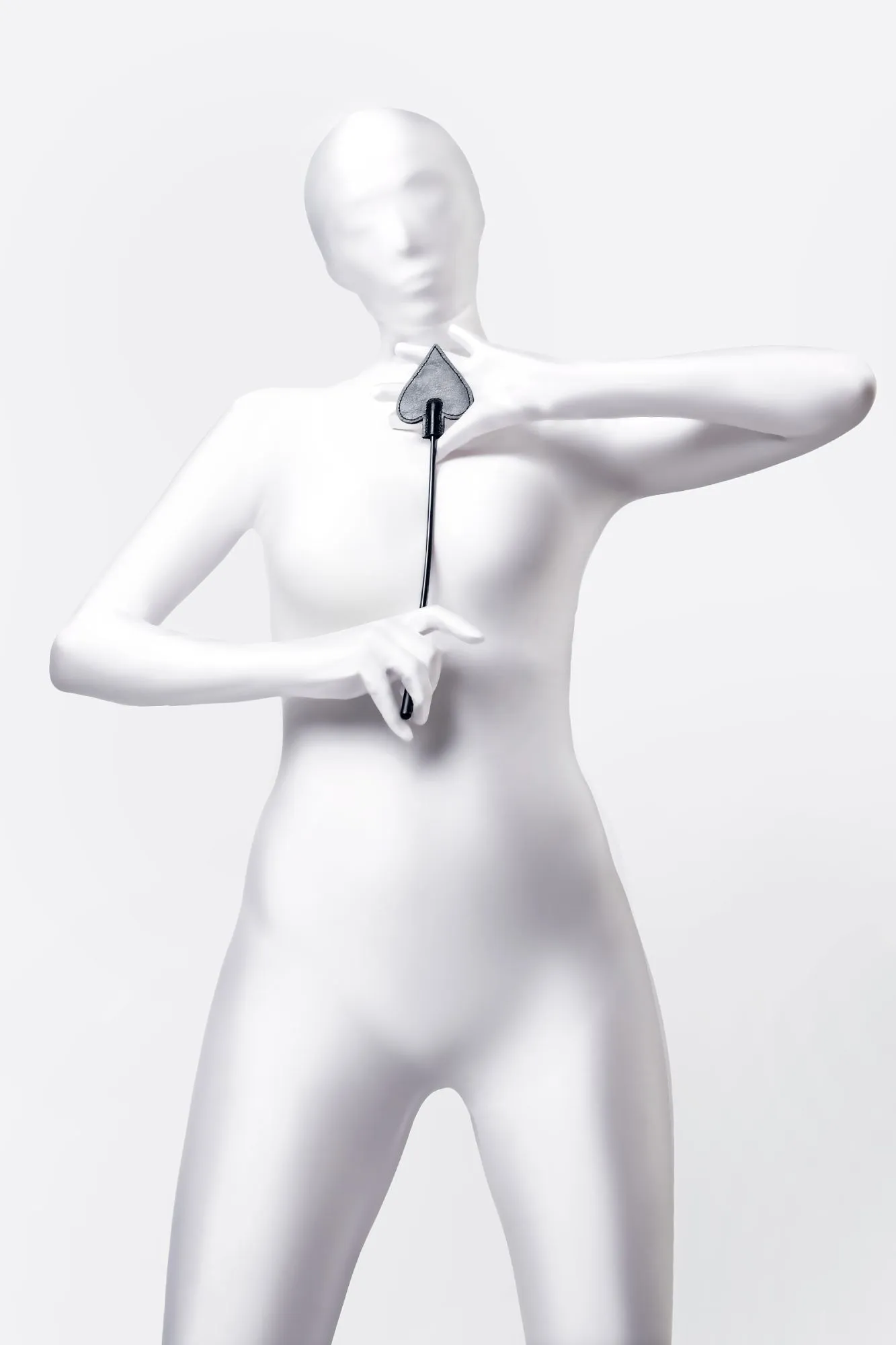 стек anonymo #0007, pu кожа, черный, 36 см в СПб