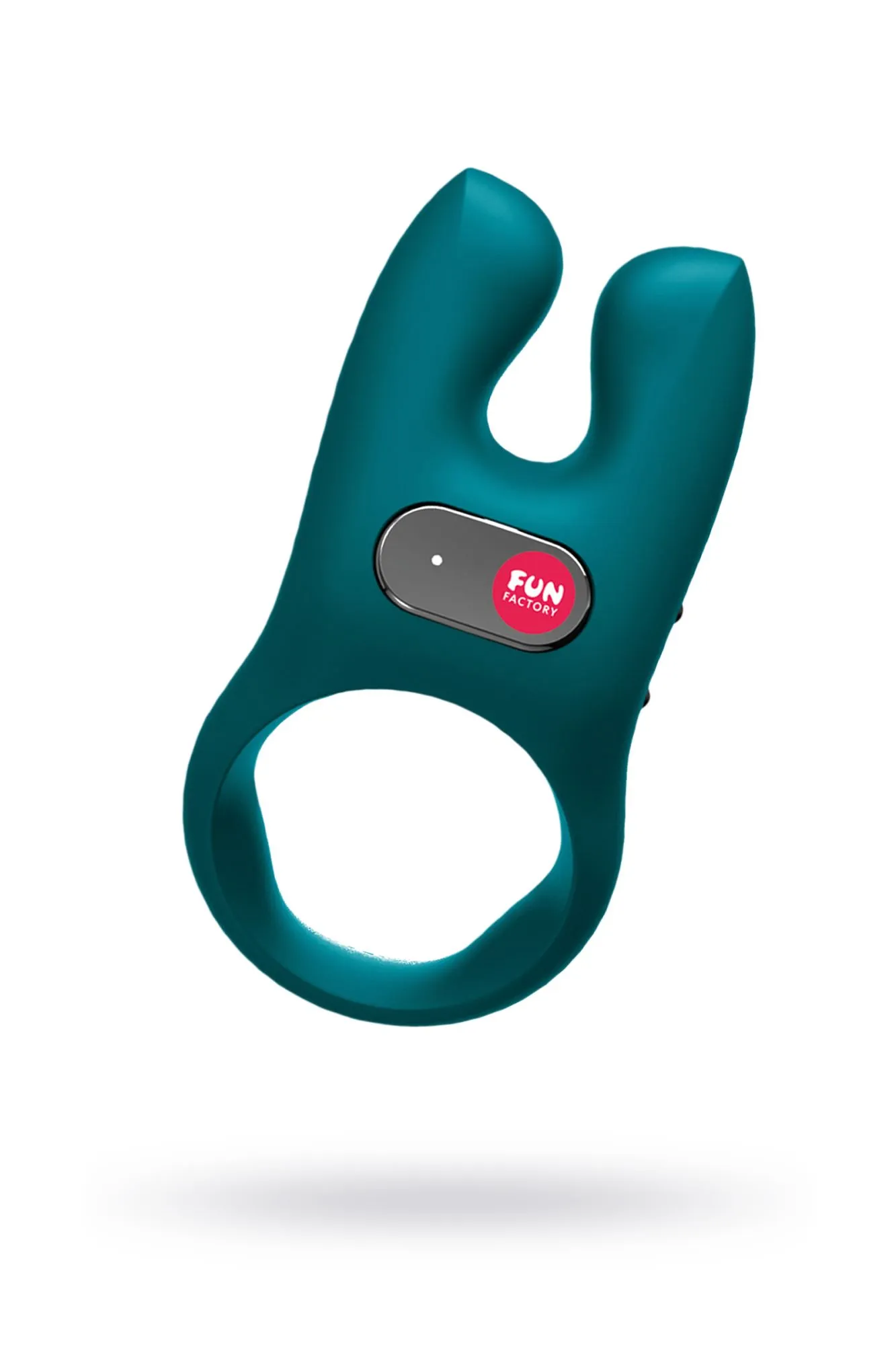 кольцо эрекционное fun factory nos с вибрацией, силикон, зелёное, 8 см в СПб
