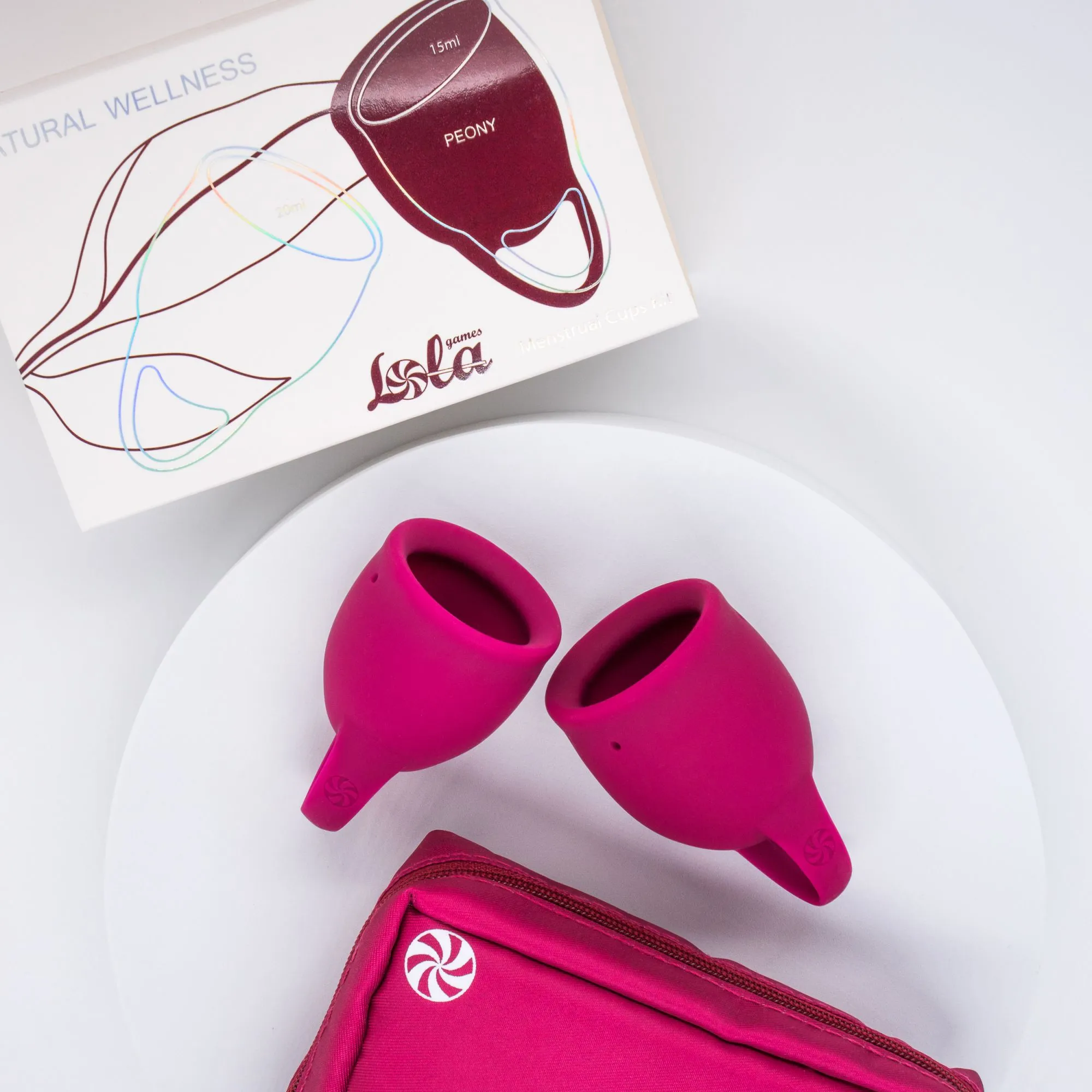 набор менструальных чаш natural wellness peony 4000-03lola в СПб