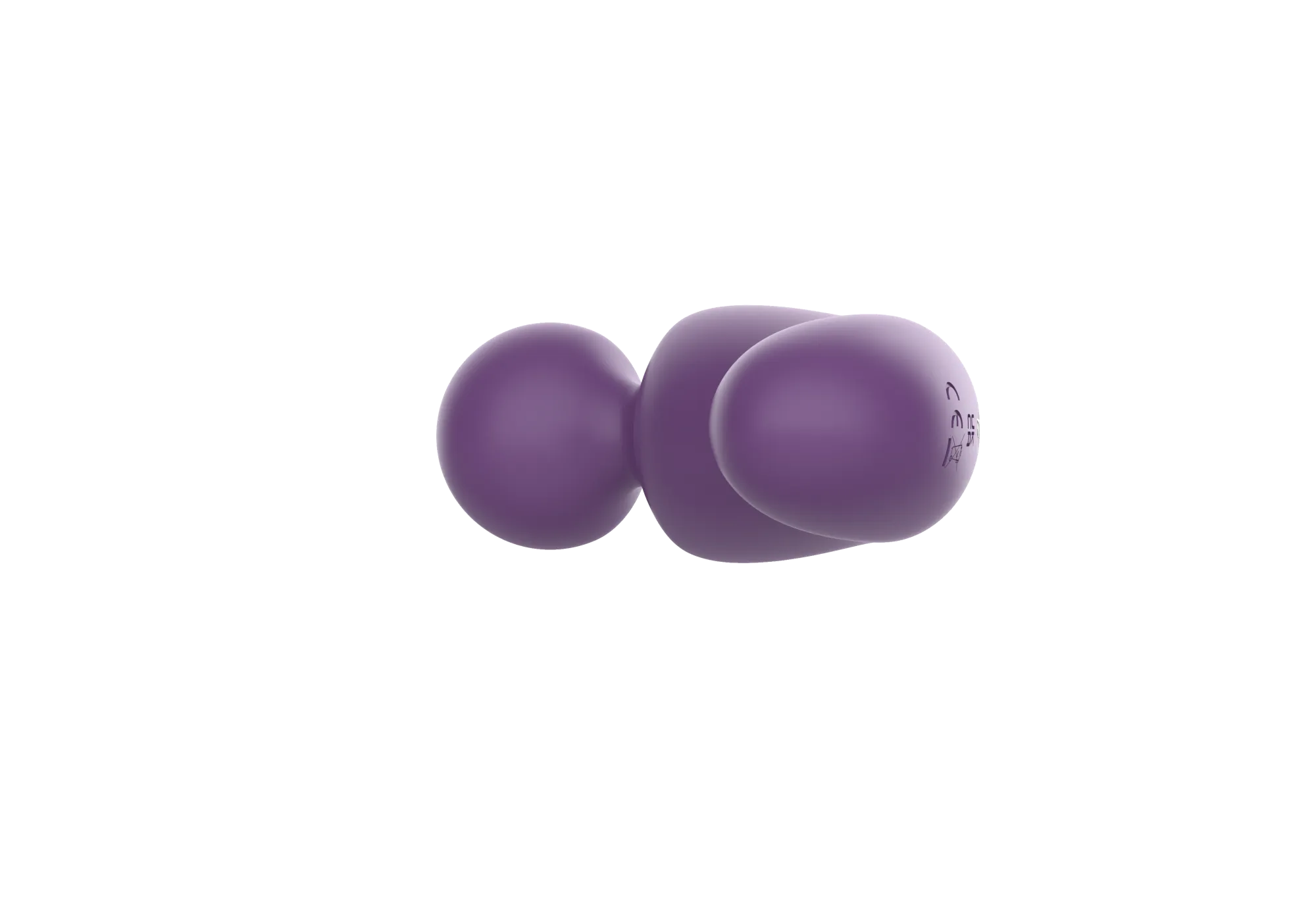 вибратор- вонд с изогнутым корпусом secwell sw24125-purple в СПб