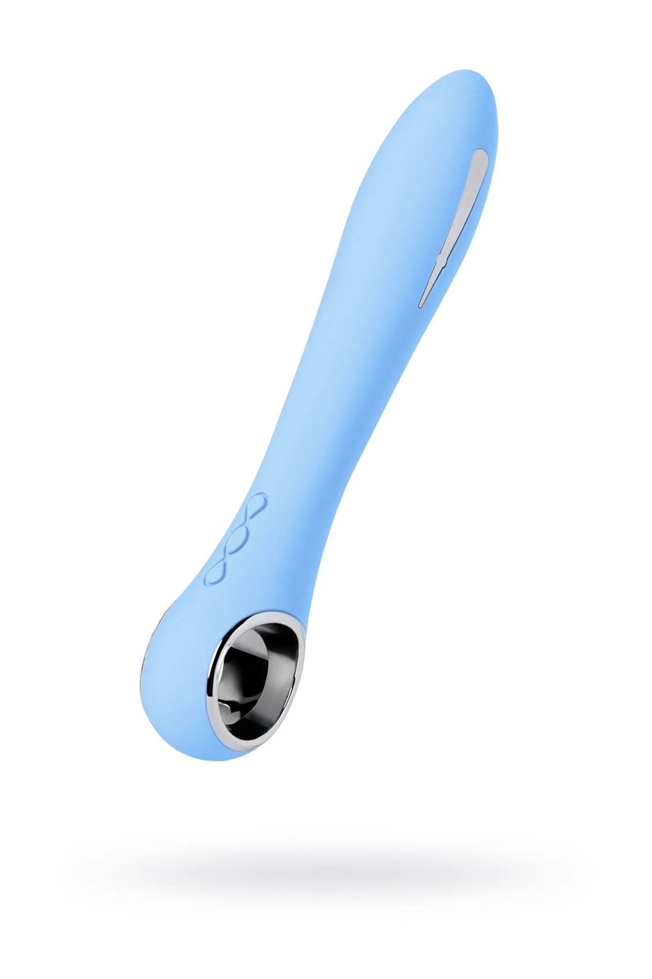 вибратор с электростимуляцией physics galvani vibe, силикон, голубой, 21 см в СПб