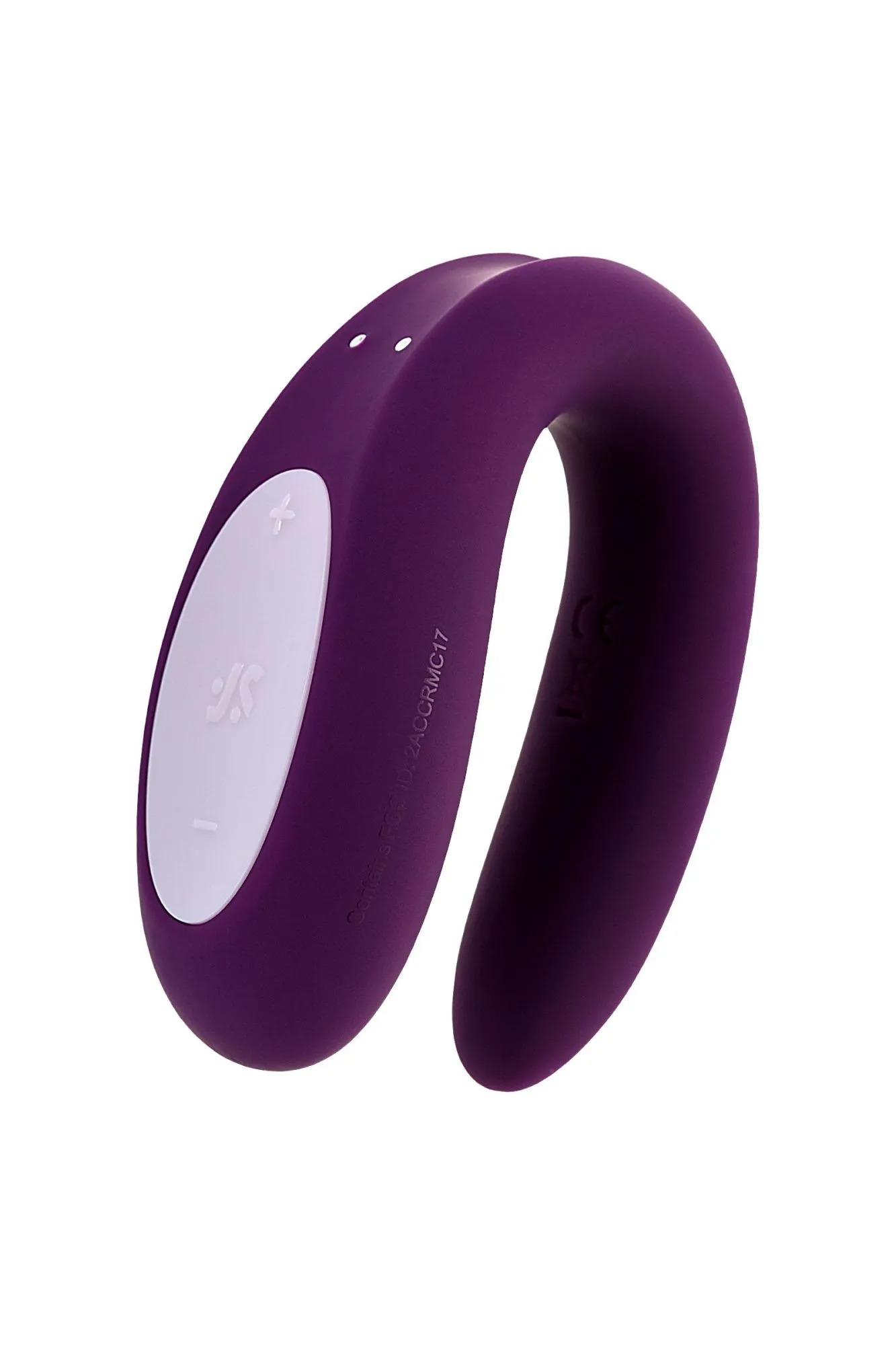 многофункциональный стимулятор для пар satisfyer partner double joy, силикон, фиолетовый, 18 см. в СПб