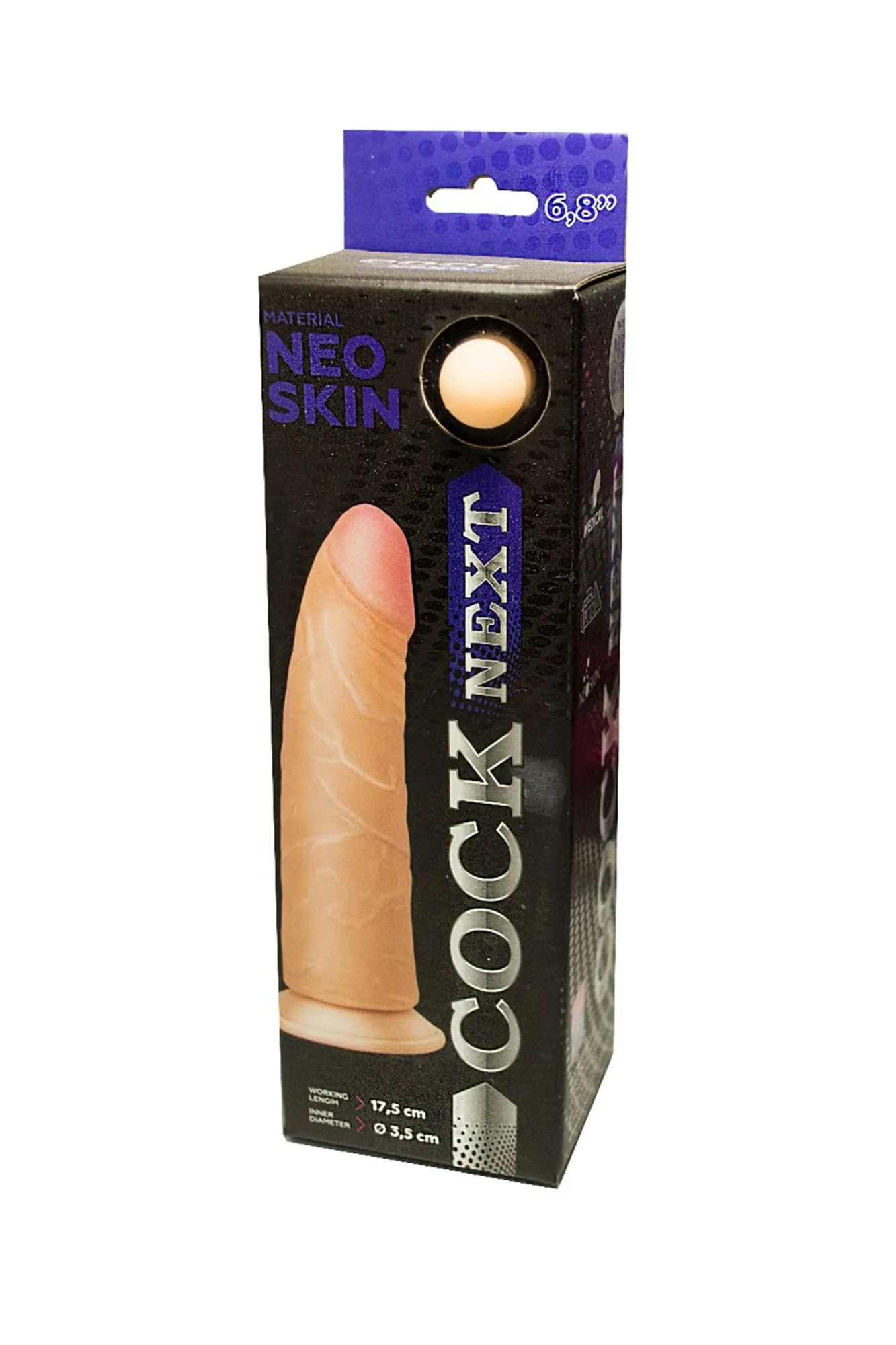 фаллоимитатор cock next lovetoy, tpr, телесный, 19 см в СПб